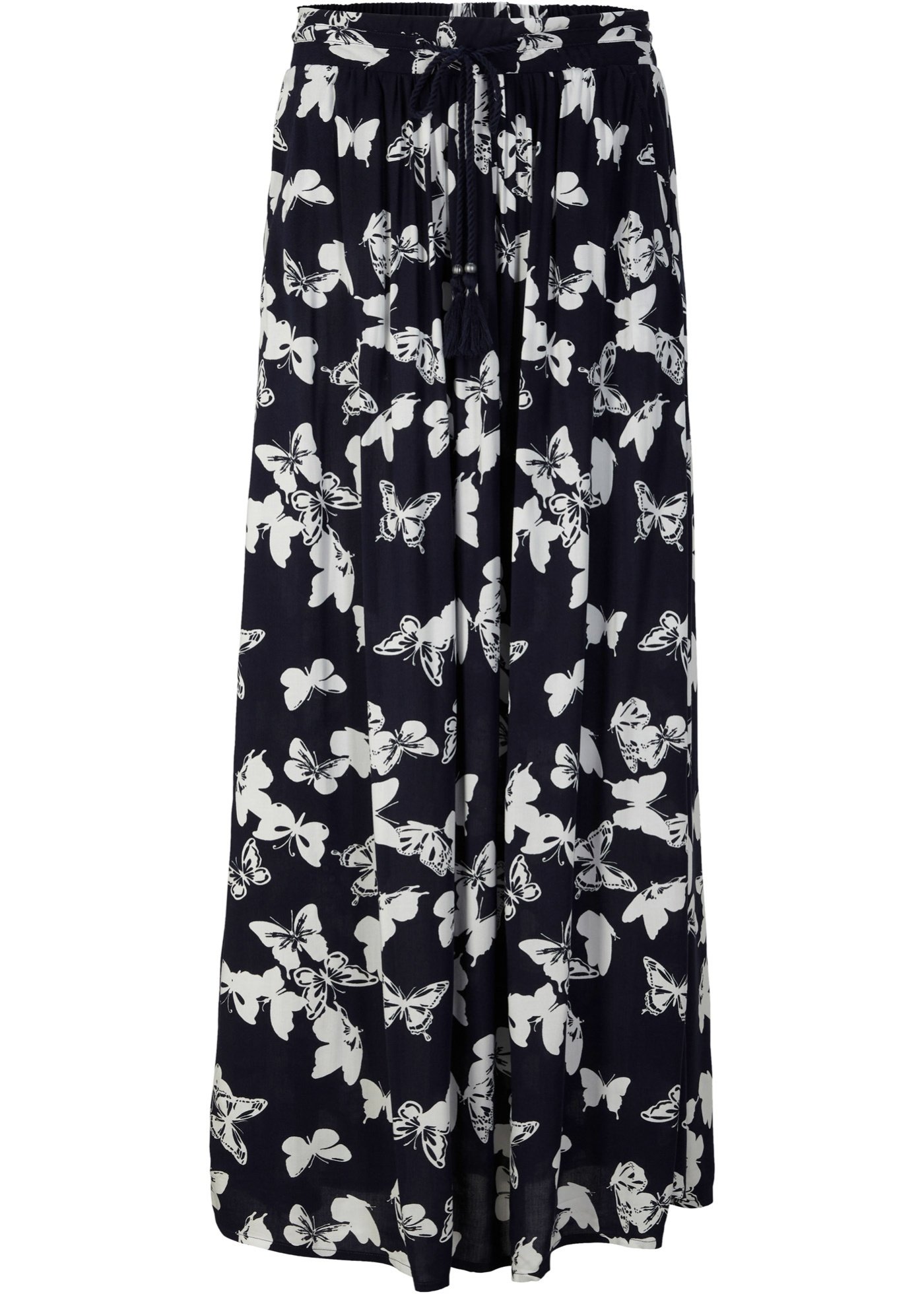 Spódnica maxi z wiskozy