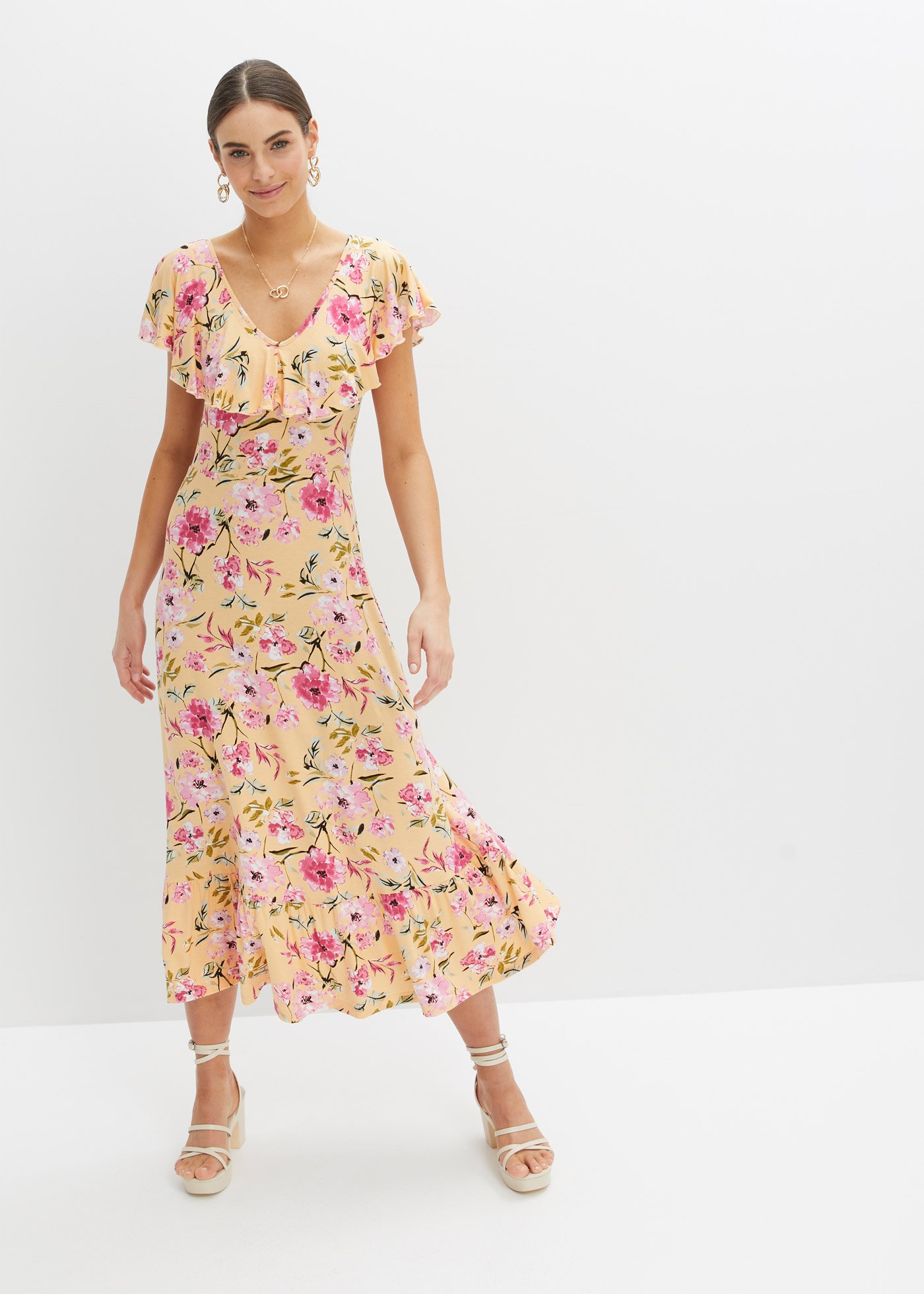 Sukienka shirtowa ze zrównoważonej wiskozy