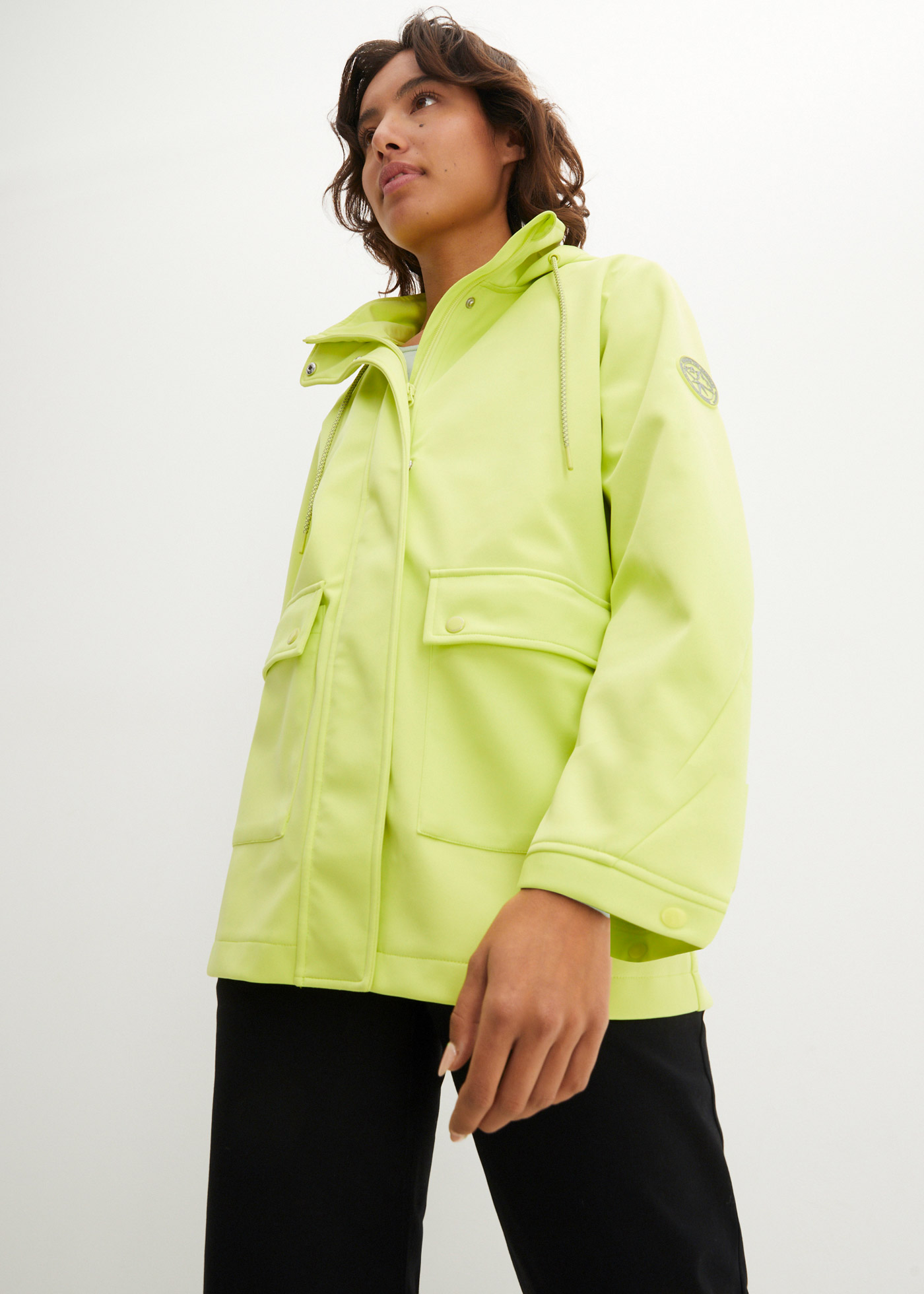 "Kurtka softshell ""superstretch"", z materiału odpychającego wodę"