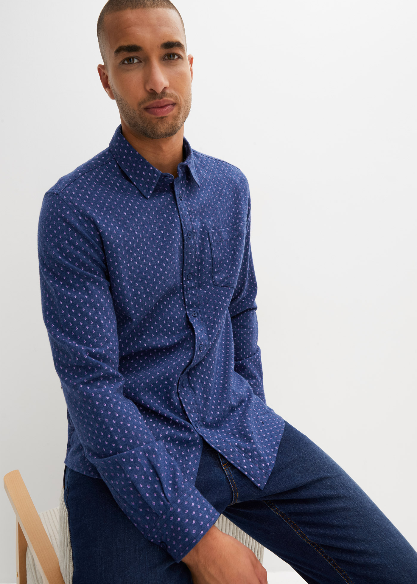 Koszula flanelowa z długim rękawem