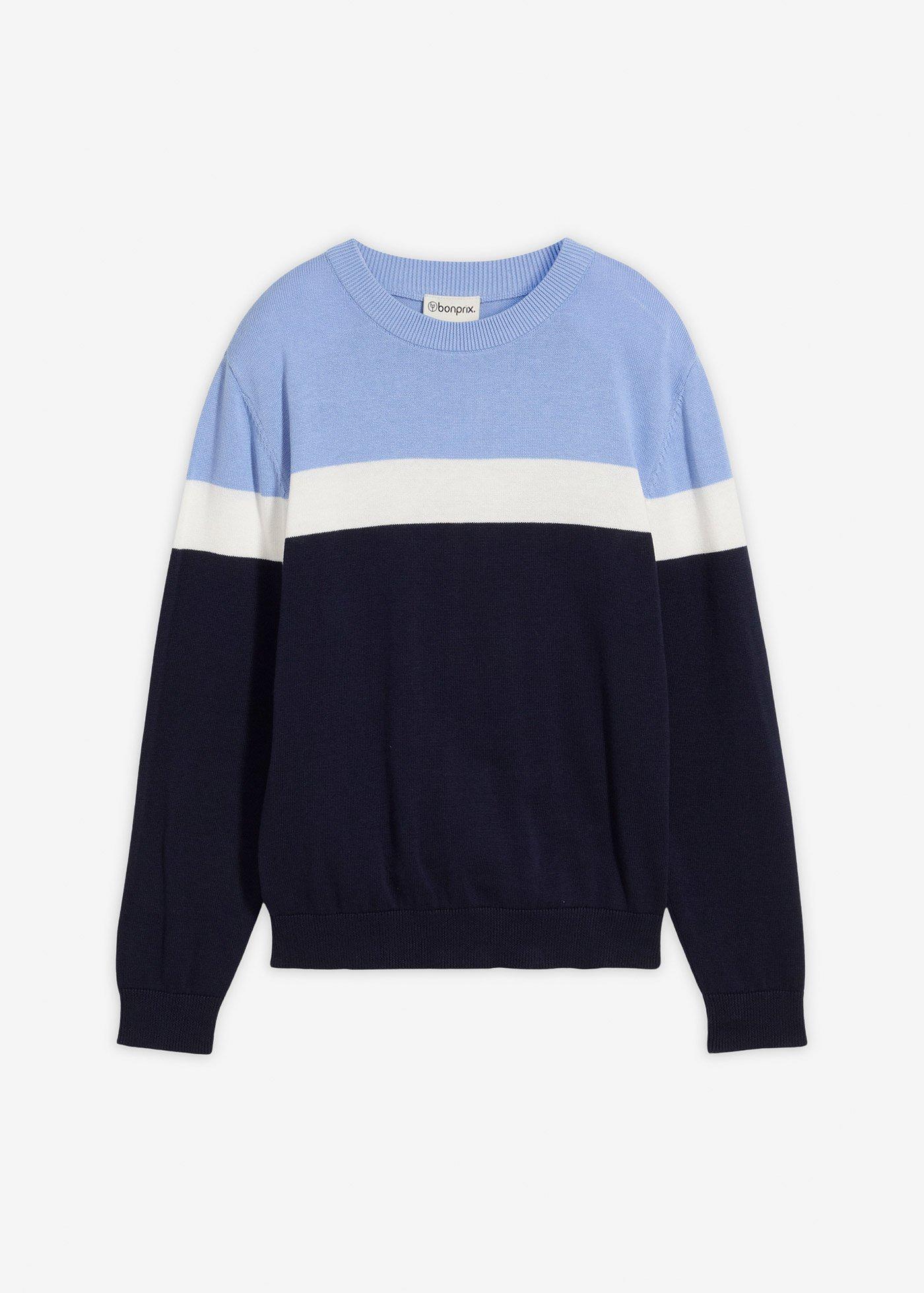 Sweter z cienkiej bawełnianej dzianiny