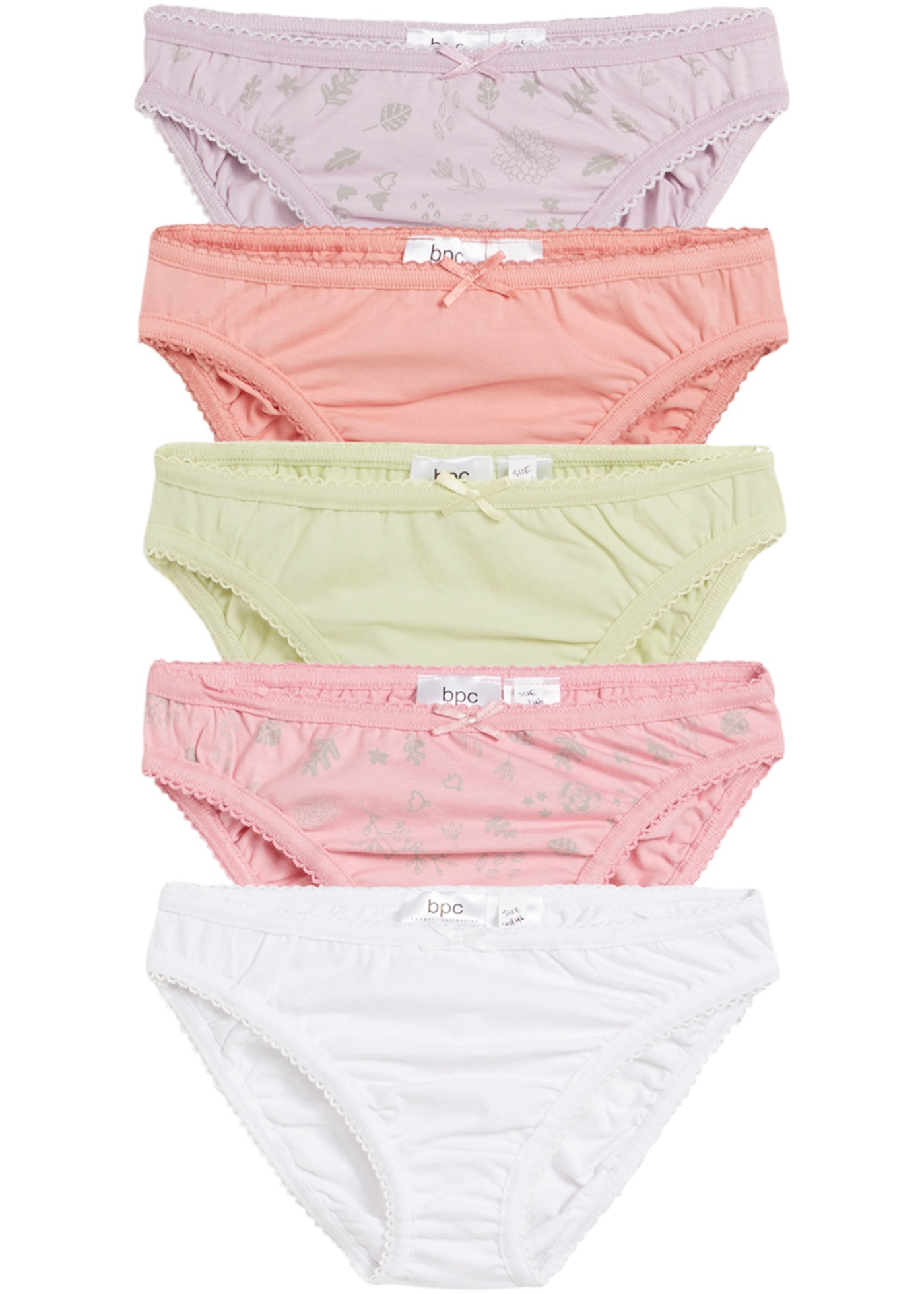 Figi dziewczęce (5 par)