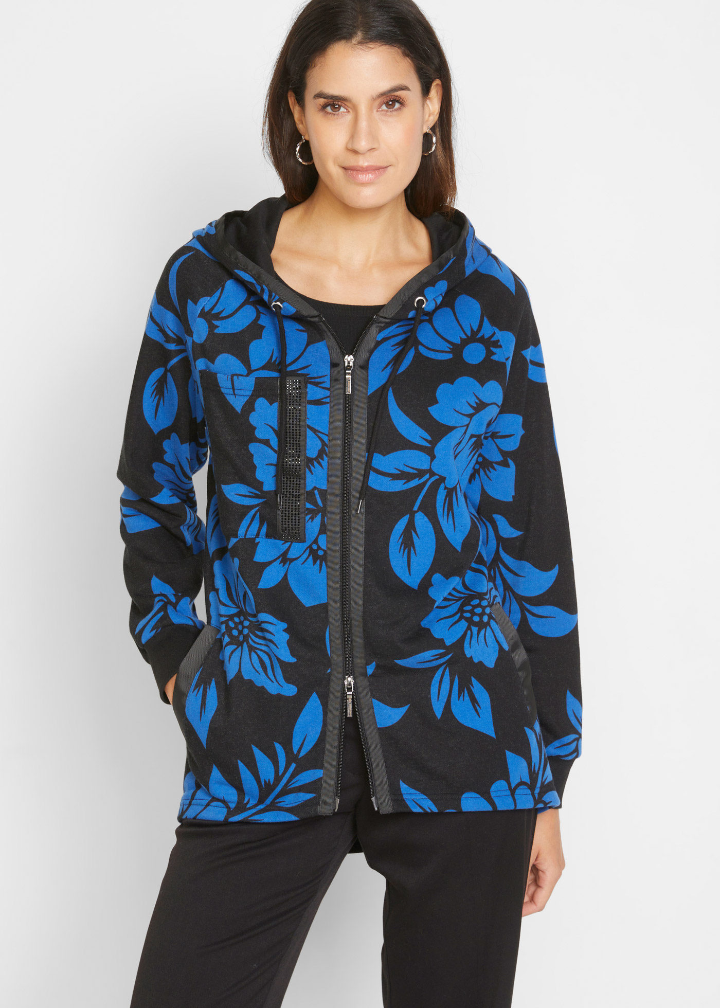 Długa bluza rozpinana