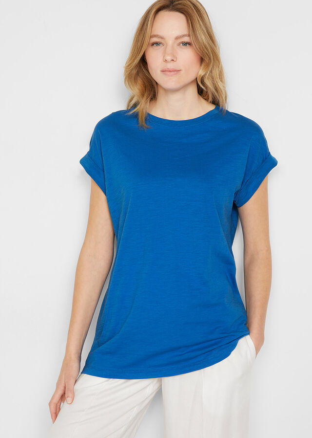 Długi T-shirt z czystej bawełny organicznej (2 szt.)