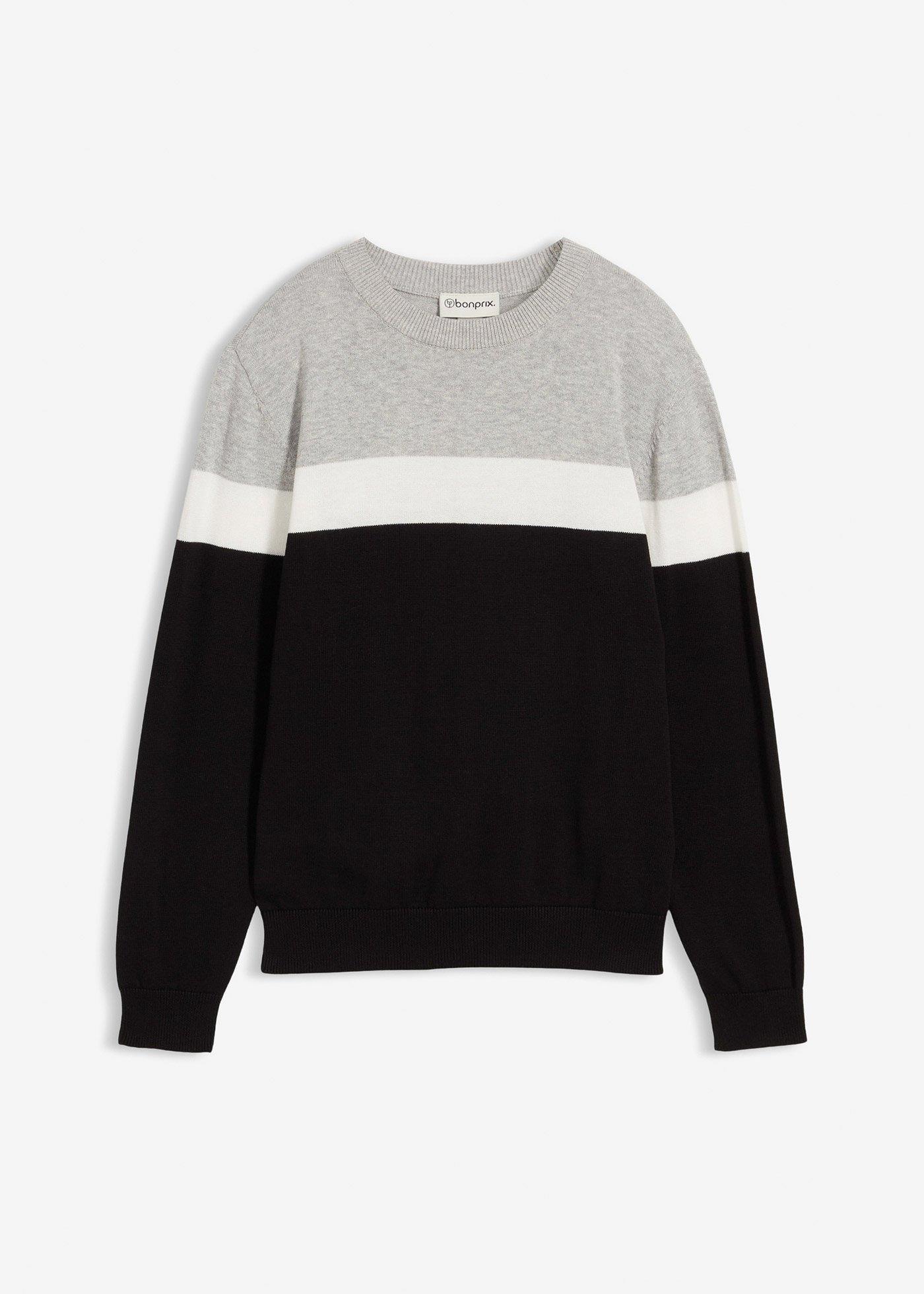 Sweter z cienkiej bawełnianej dzianiny