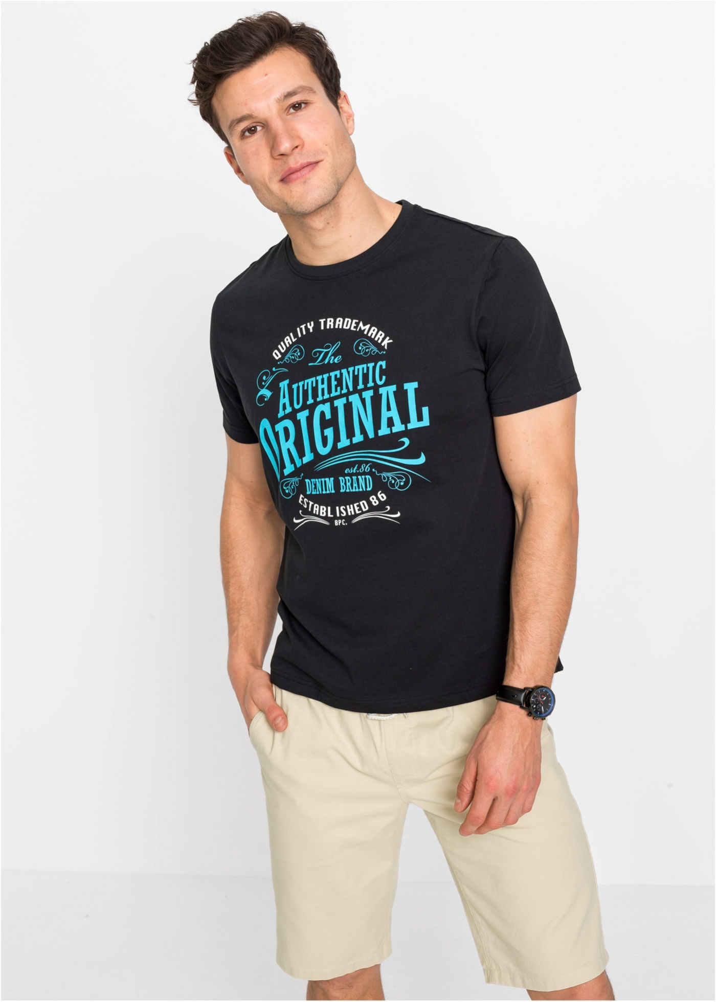 T-shirt z czystej bawełny organicznej (2 szt.)