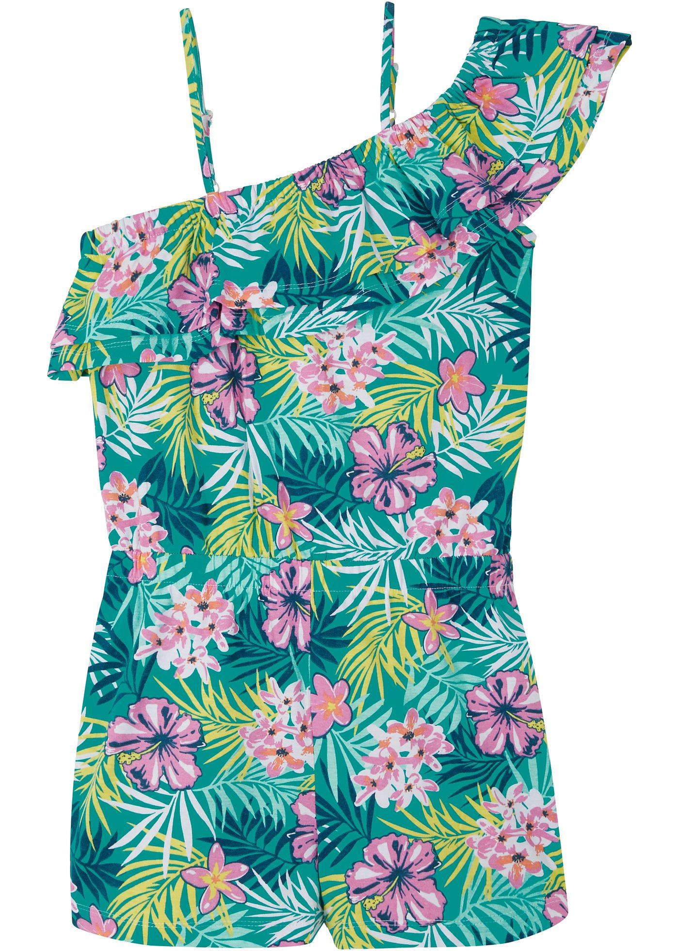 Kombinezon one-shoulder z czystej bawełny organicznej