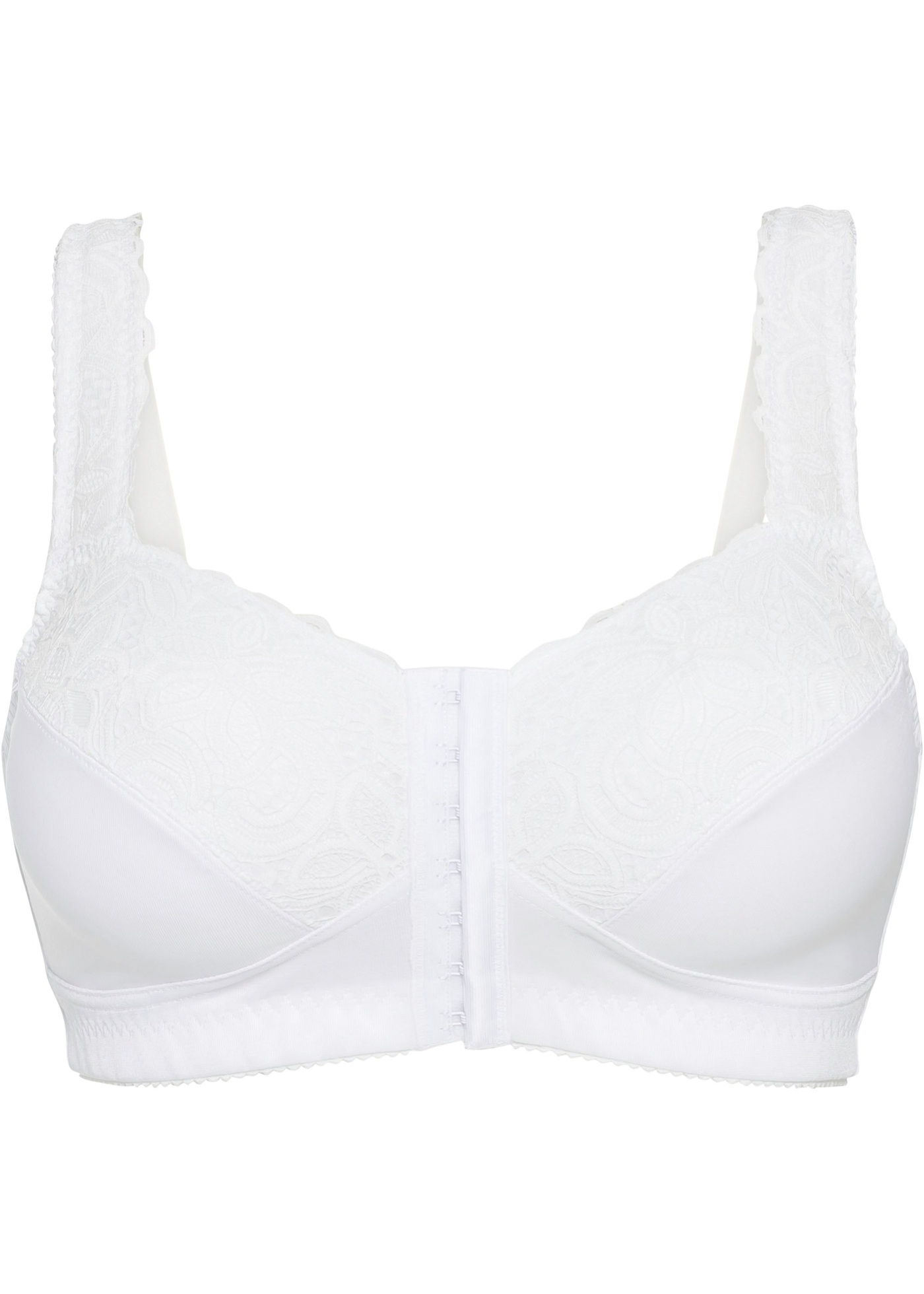 Biustonosz odciążający bez fiszbinów z wygodnym zapięciem z przodu