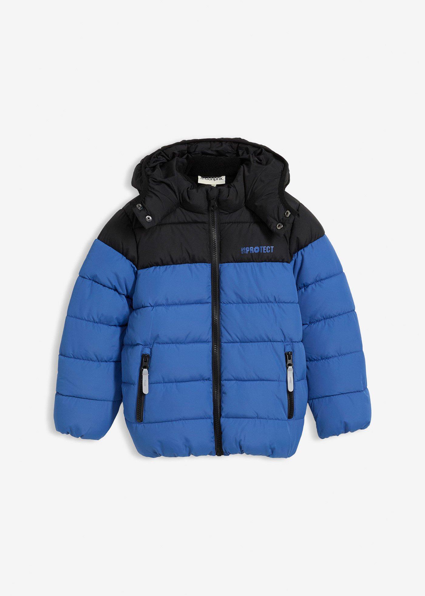 Hydrofobowa zimowa kurtka pikowana na ciepłej podszewce