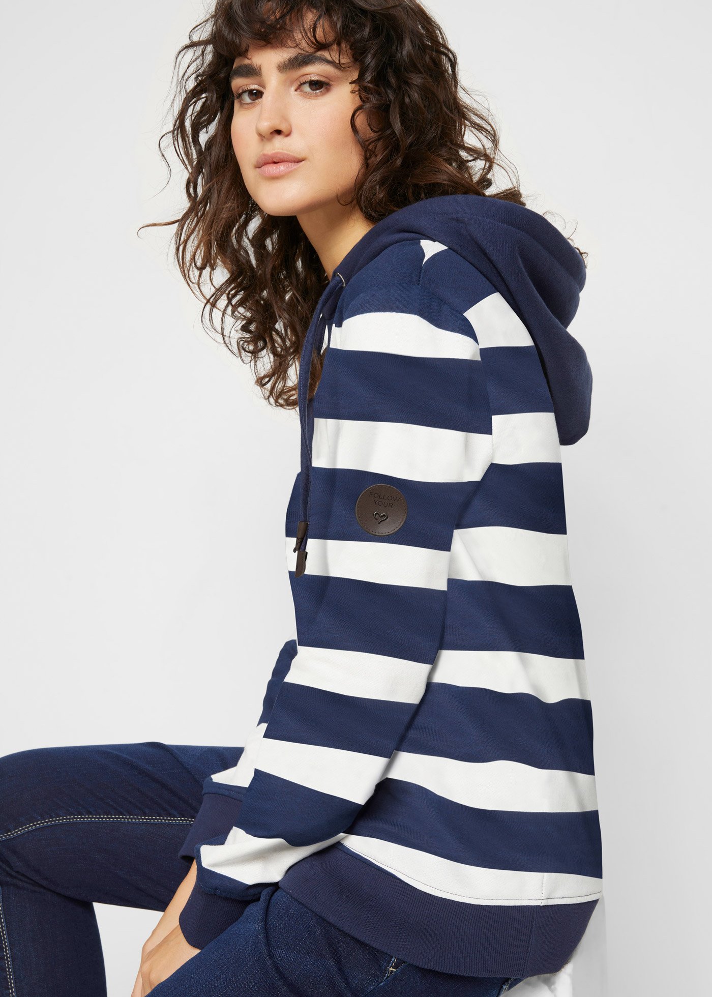 Bluza z kapturem z czystej bawełny