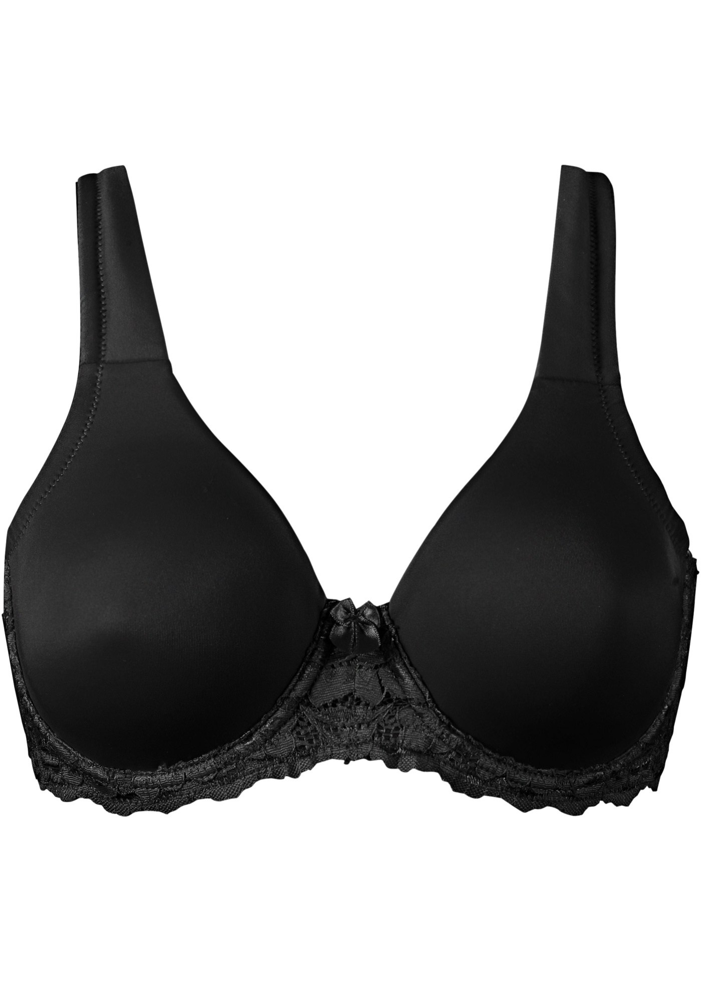 Biustonosz typu T-shirt z wyściełanymi ramiączkami