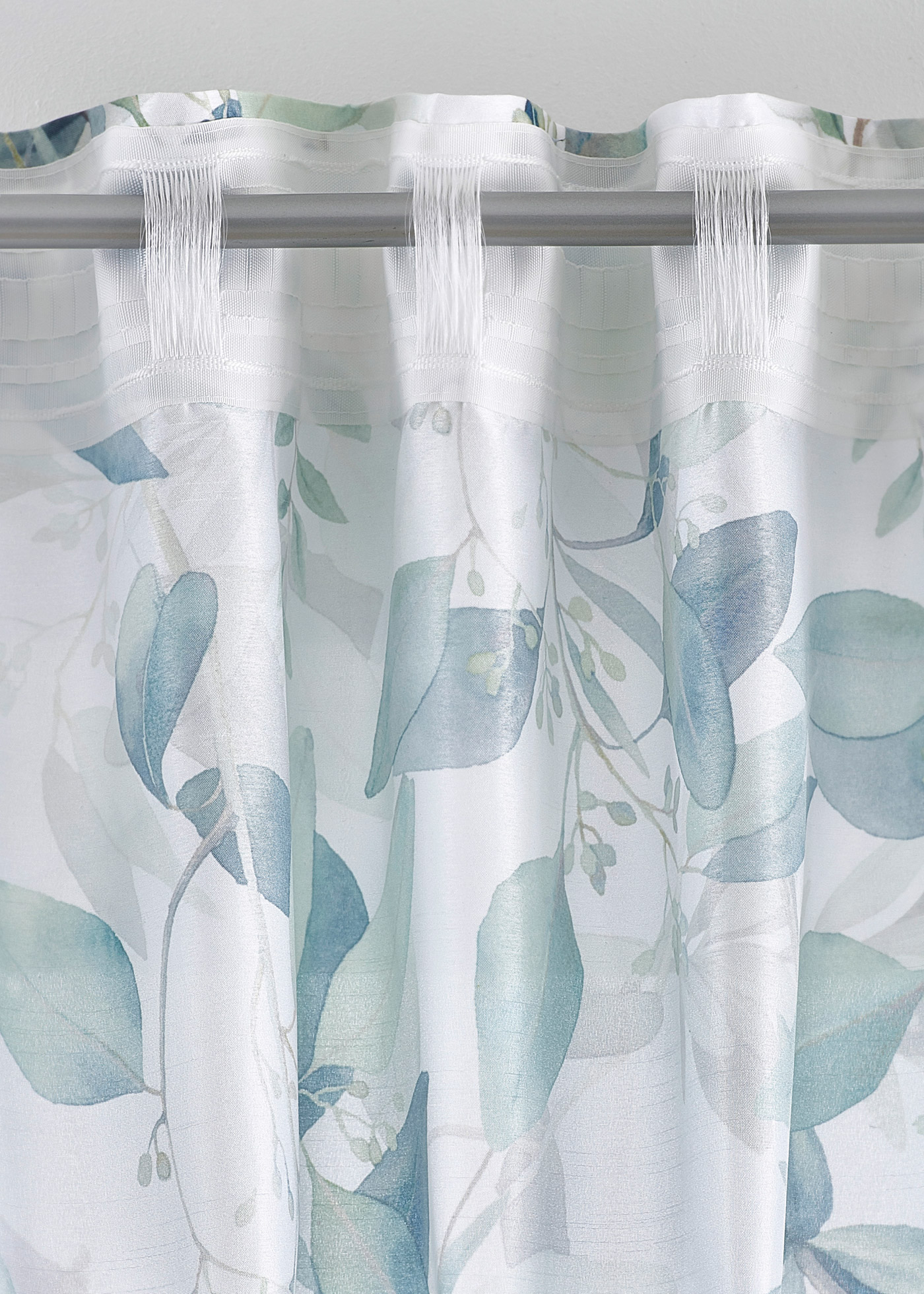 Zasłona z nadrukiem w liście (1 szt.)