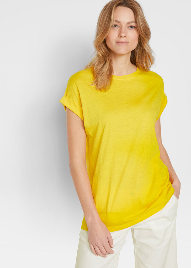 Długi T-shirt z czystej bawełny organicznej (2 szt.)