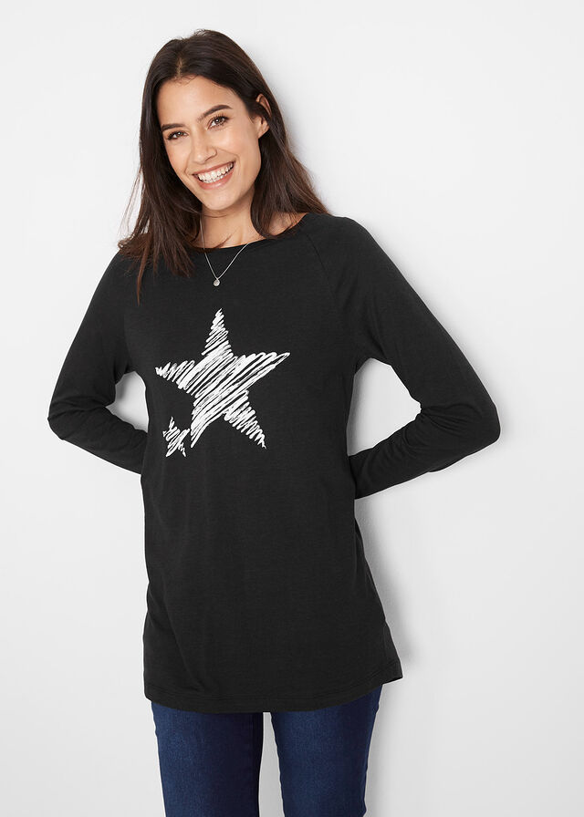 Długi shirt, długi rękaw