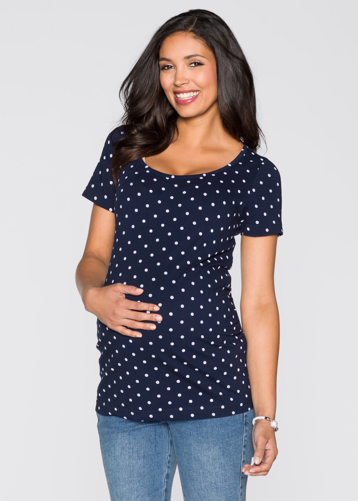 Shirt ciążowy (2 szt.), bawełna organiczna