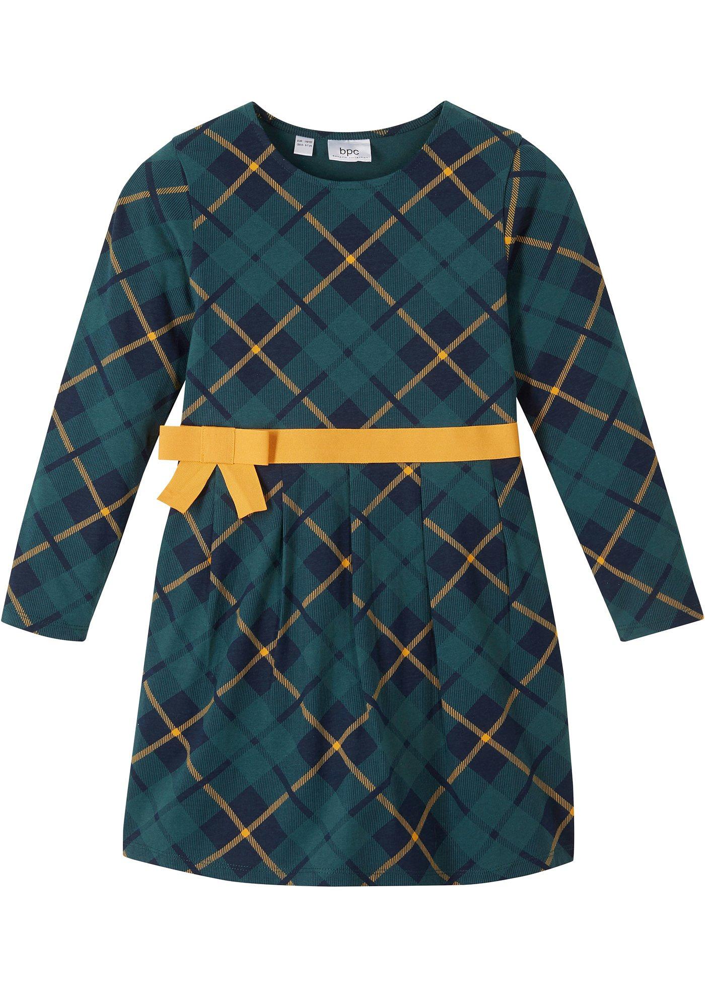 Sukienka dziewczęca z dżerseju, bawełna organiczna