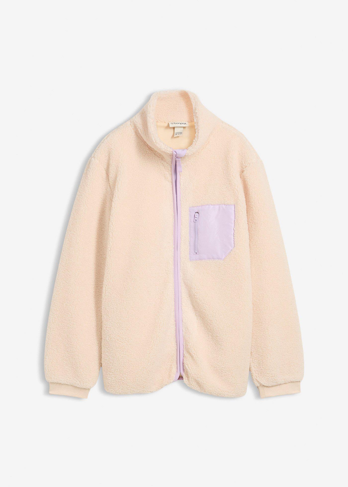 Bluza rozpinana z kożuszkowego polaru