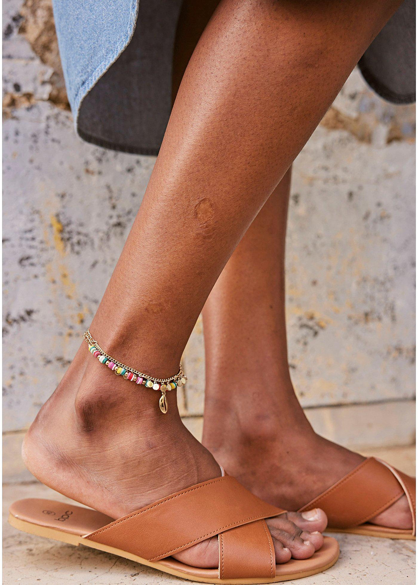 Łańcuszki na nogę (2 szt.)