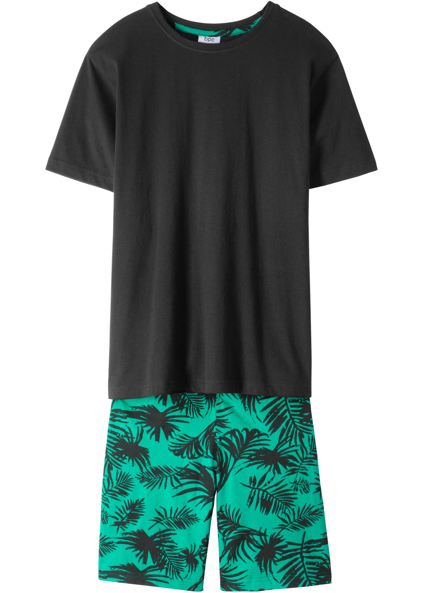 Bawełniana piżama chłopięca z krótkimi spodniami (2 cz.)