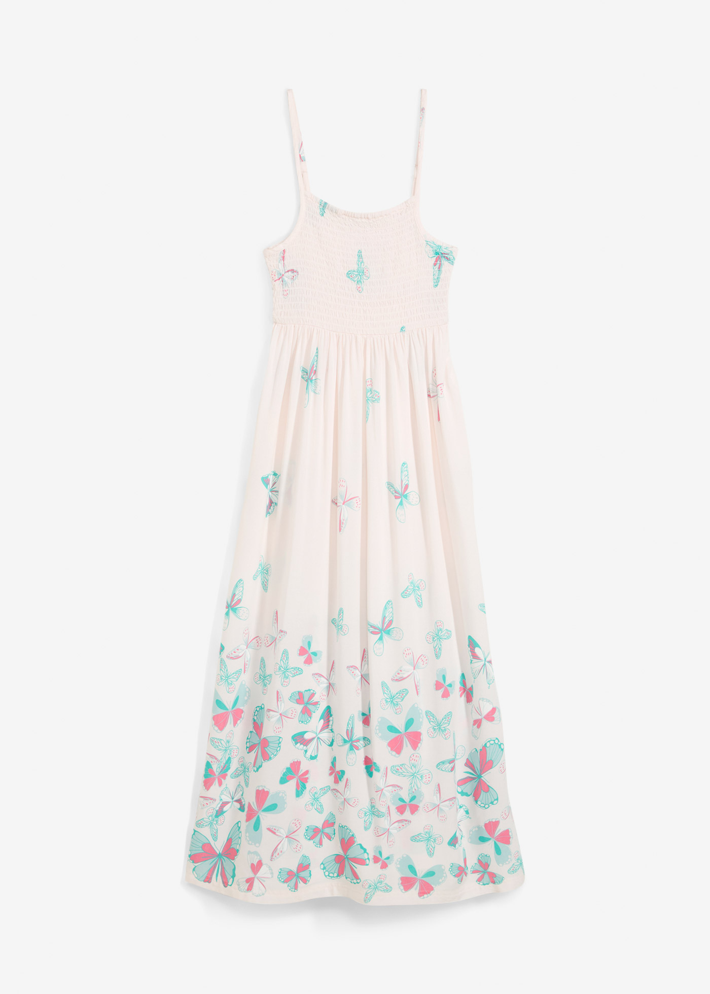 Długa sukienka z lejącej wiskozy