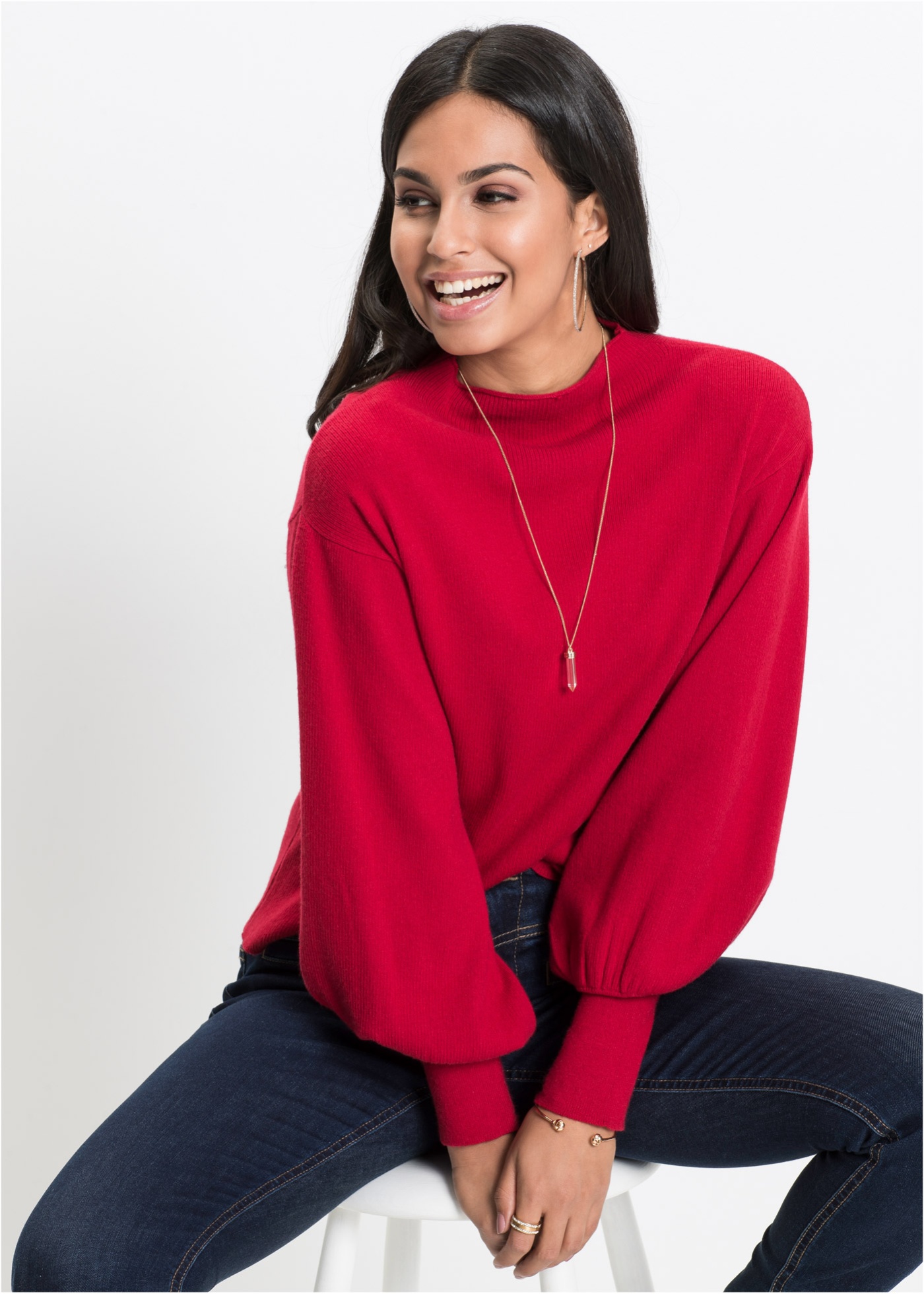 Sweter oversize z mieszanki wiskozy