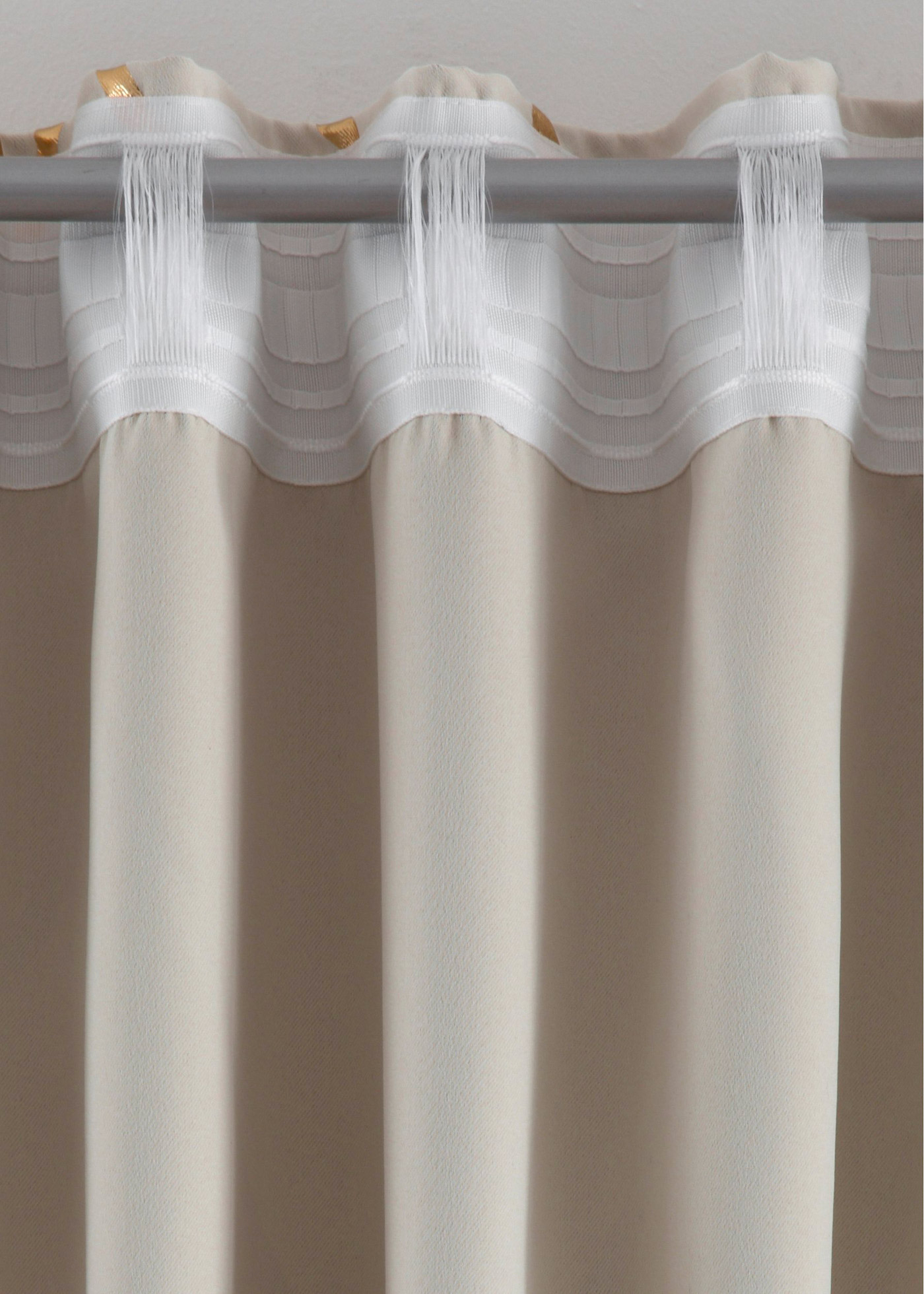 Zasłona zaciemniająca z połyskującym nadrukiem (1 szt.)