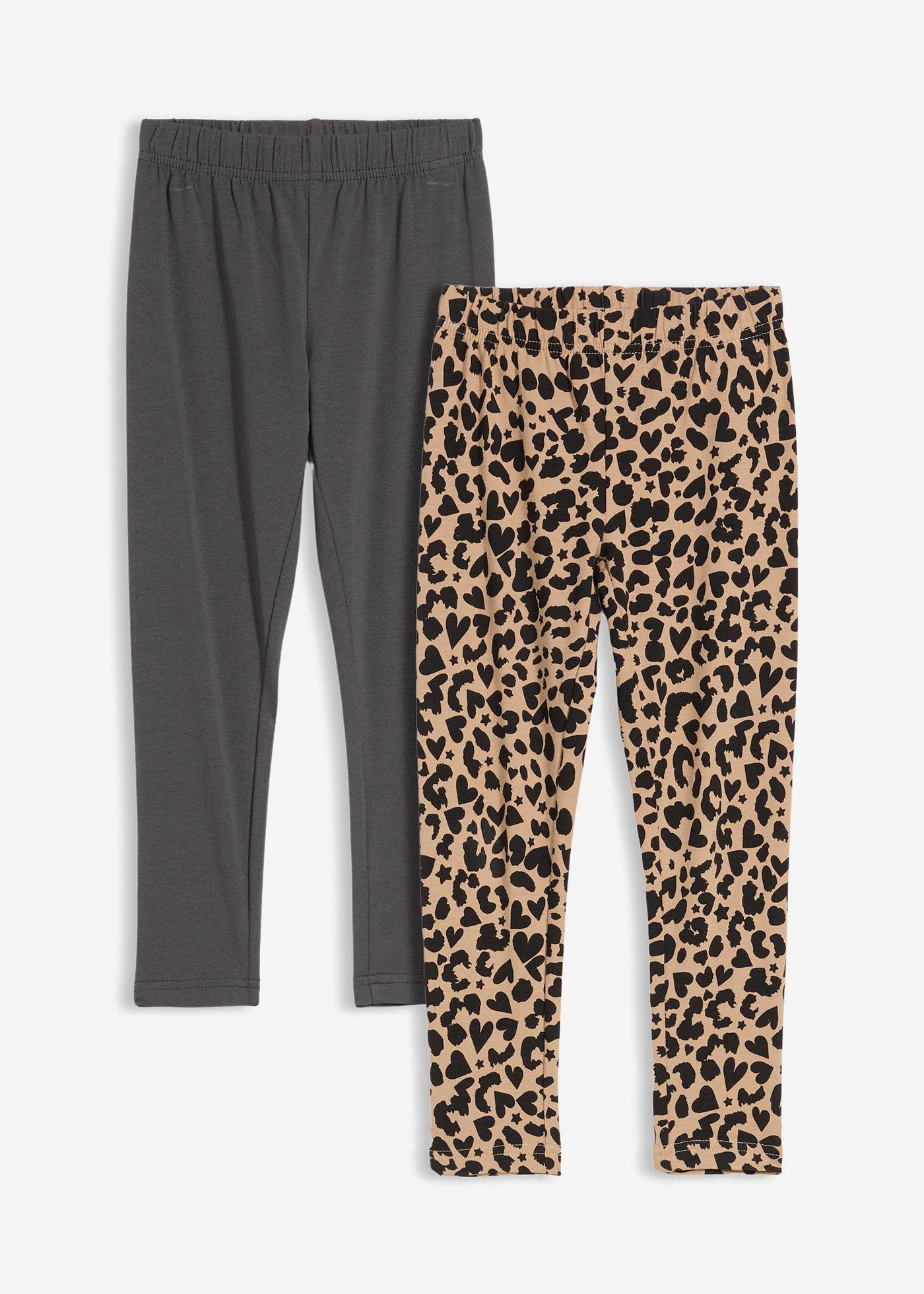 Legginsy z elastycznej mieszanki bawełny (2 szt.)