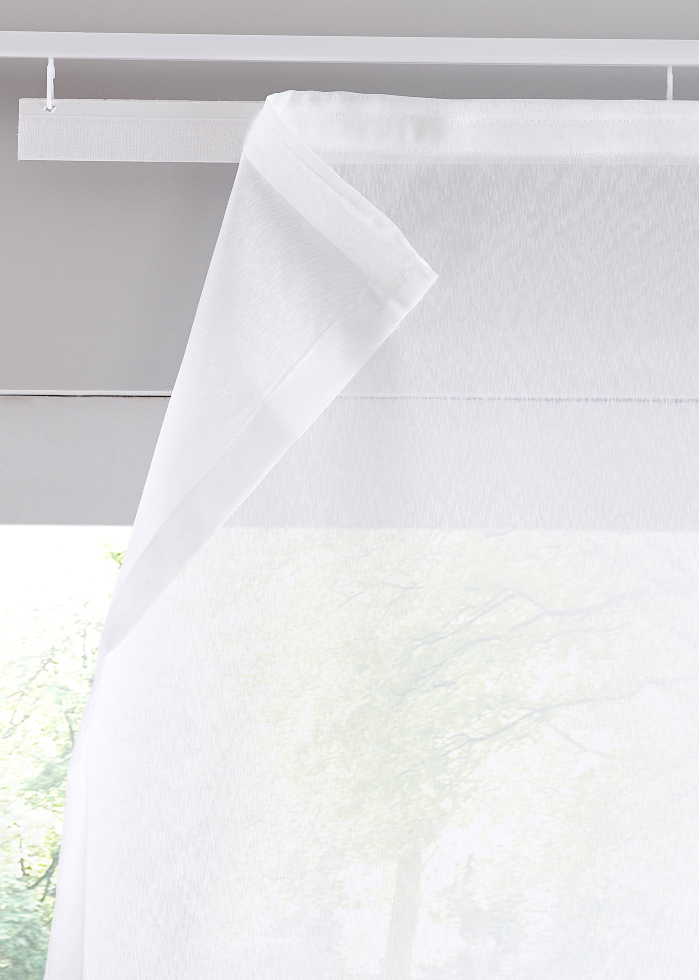 Zasłona panelowa z sable, jednokolorowa (1 szt.)