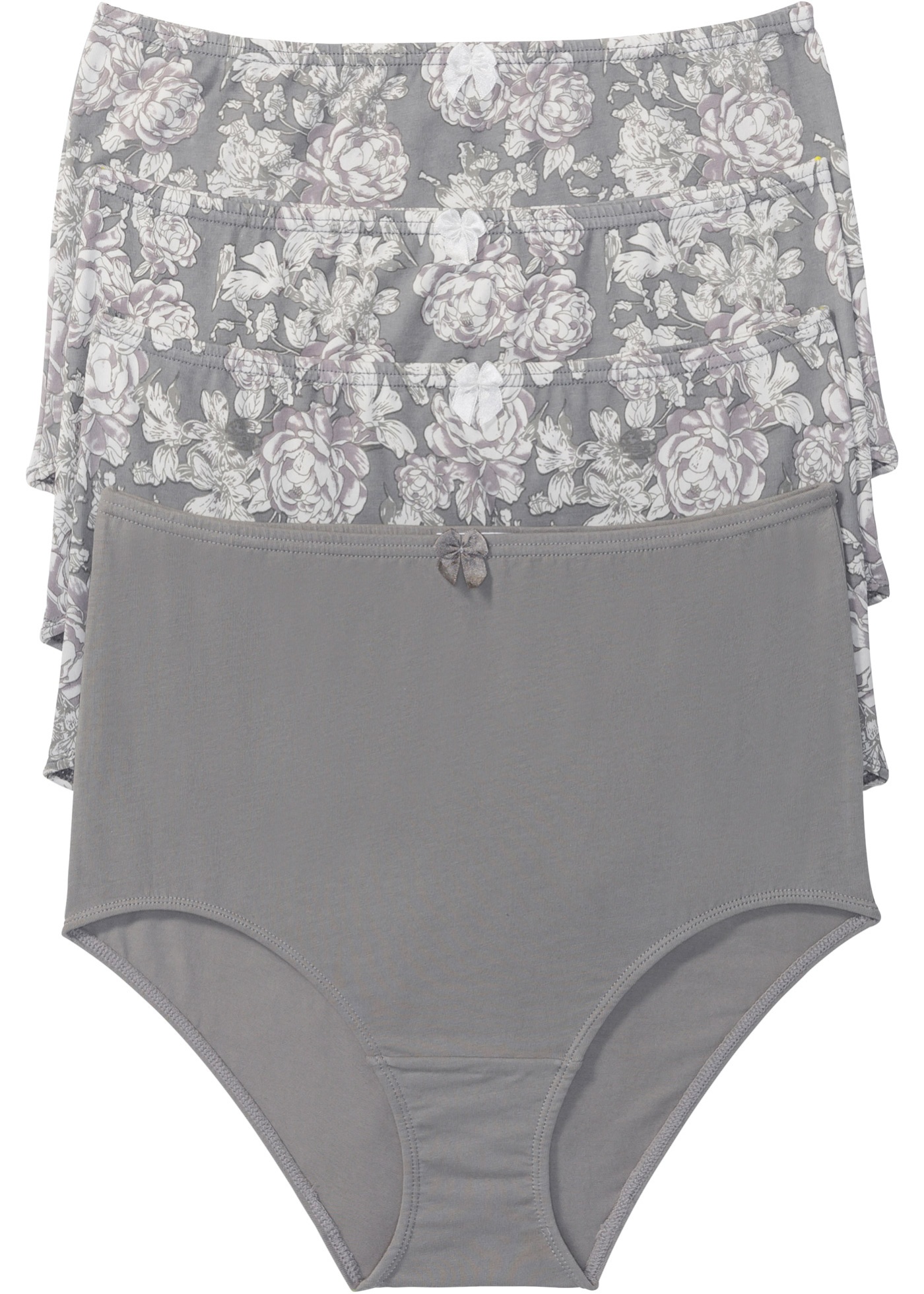 Figi z wysoką talią (4 pary)