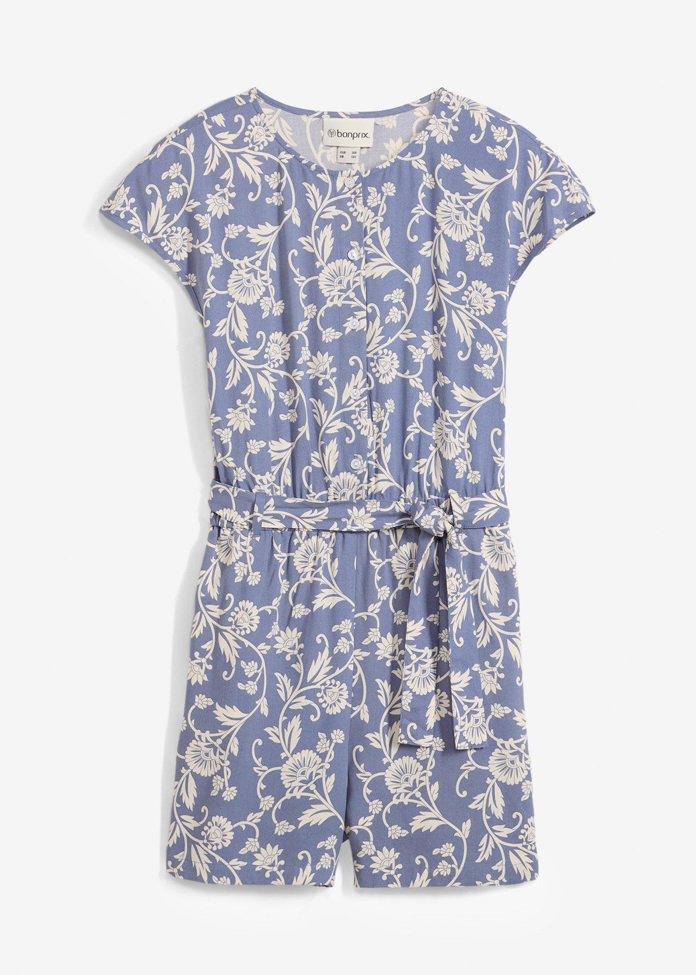 Krótki kombinezon z lejącej wiskozy