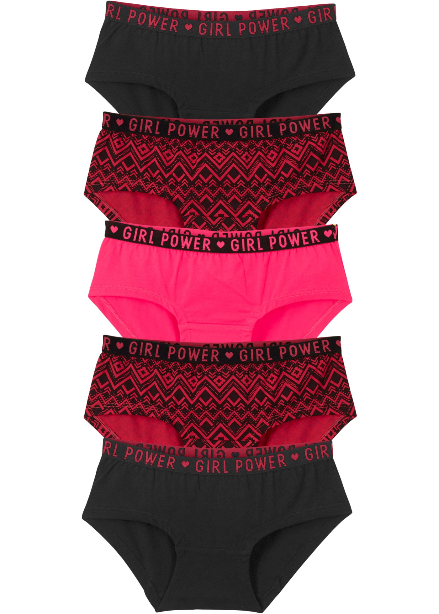 Figi hipster z miękką bawełną (5 par)