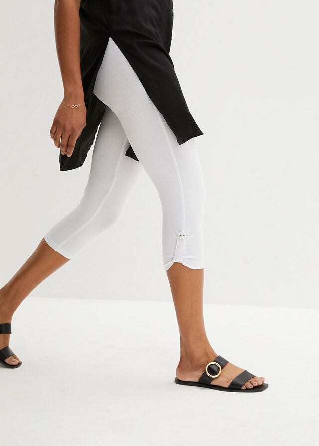 Legginsy rybaczki z bawełny organicznej