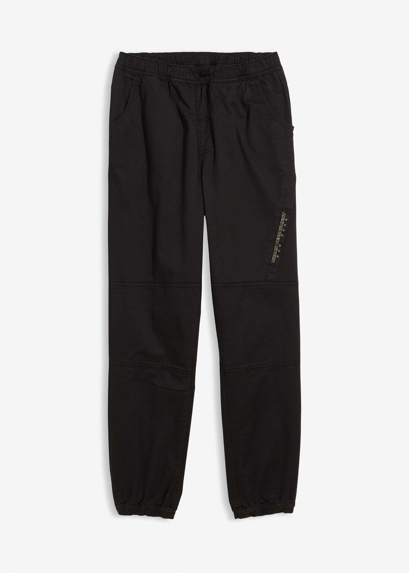 Spodnie typu loose fit z podszewką z dżerseju