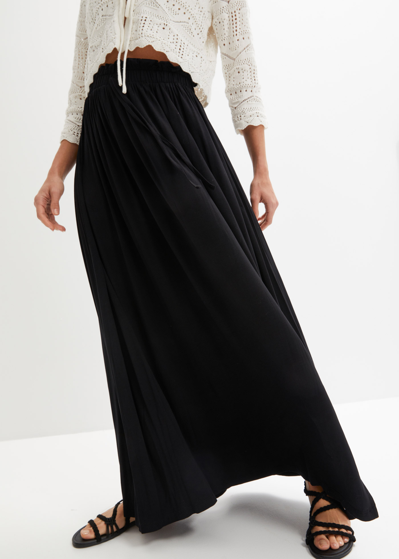 Spódnica z dżerseju z wiskozy