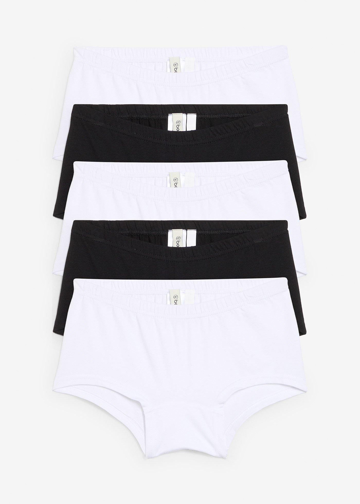 Figi panty z miękką bawełną organiczną (5-pak)