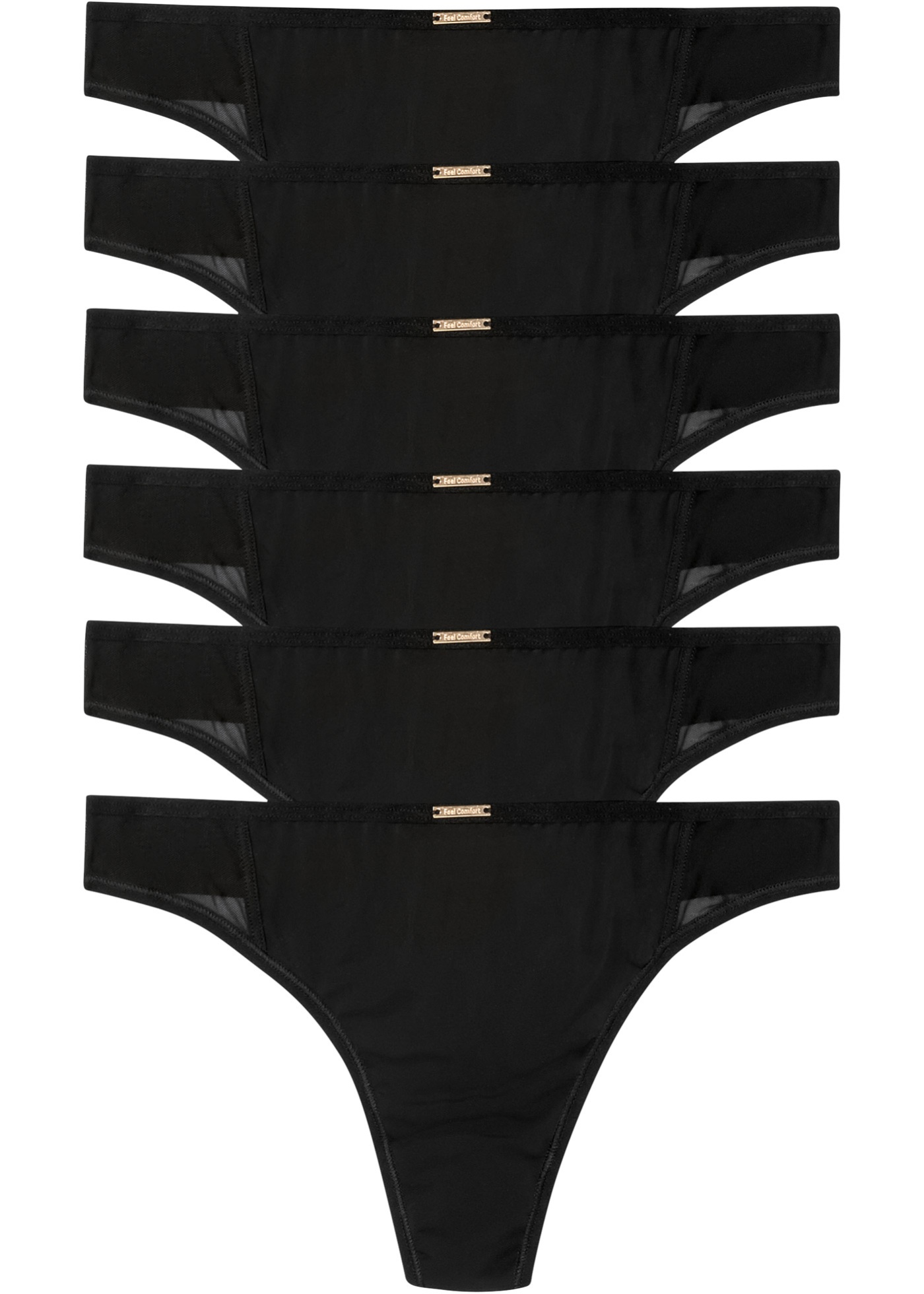 "Stringi ""Feel comfort"" z mikrofibry (6 par)"