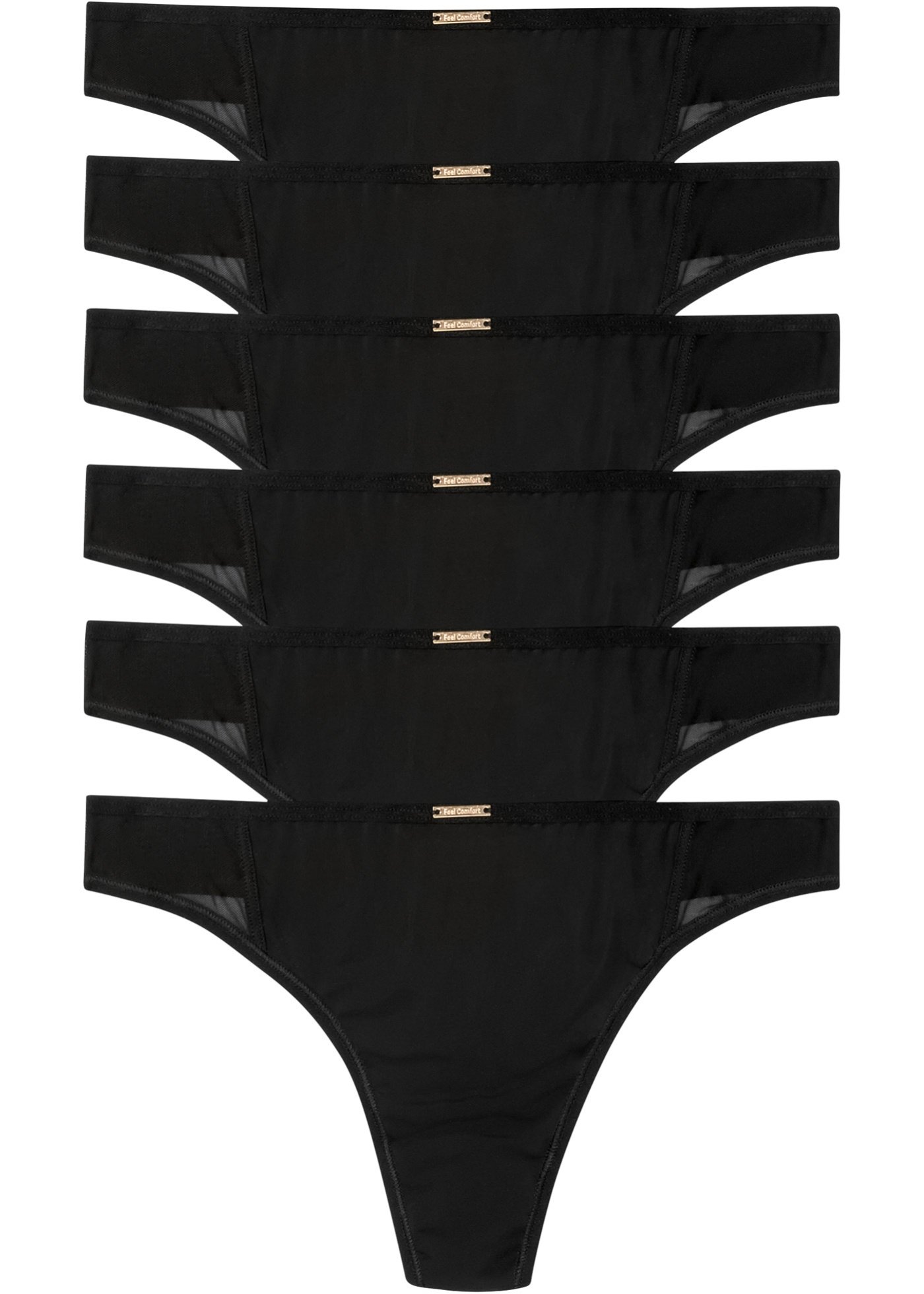 "Stringi ""Feel comfort"" z mikrofibry (6 par)"