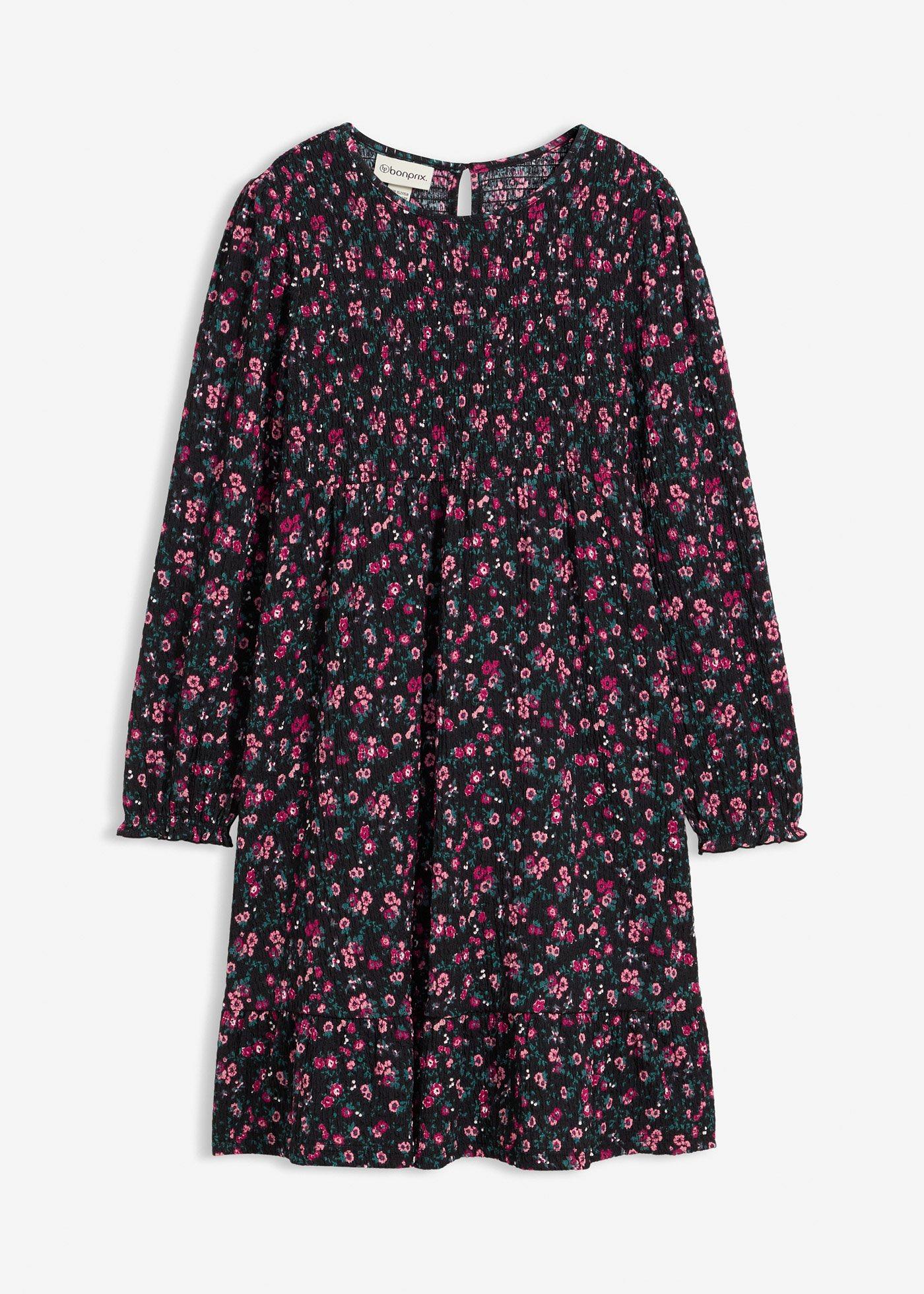 Sukienka dżersejowa ze strukturalnej krepy