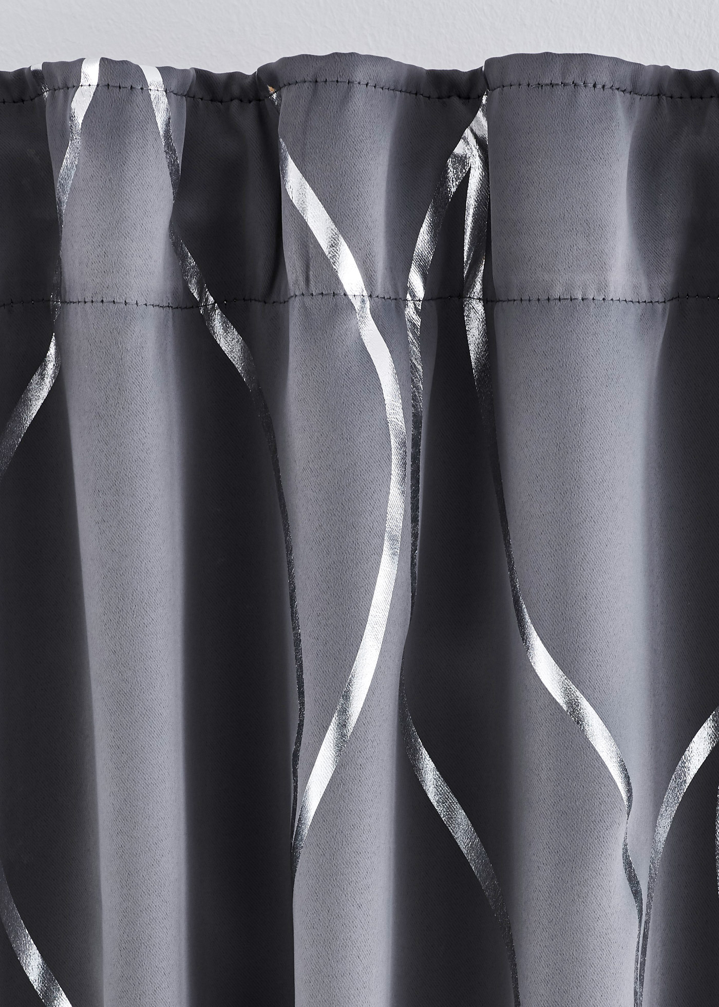 Zasłona zaciemniająca z połyskującym nadrukiem (1 szt.)