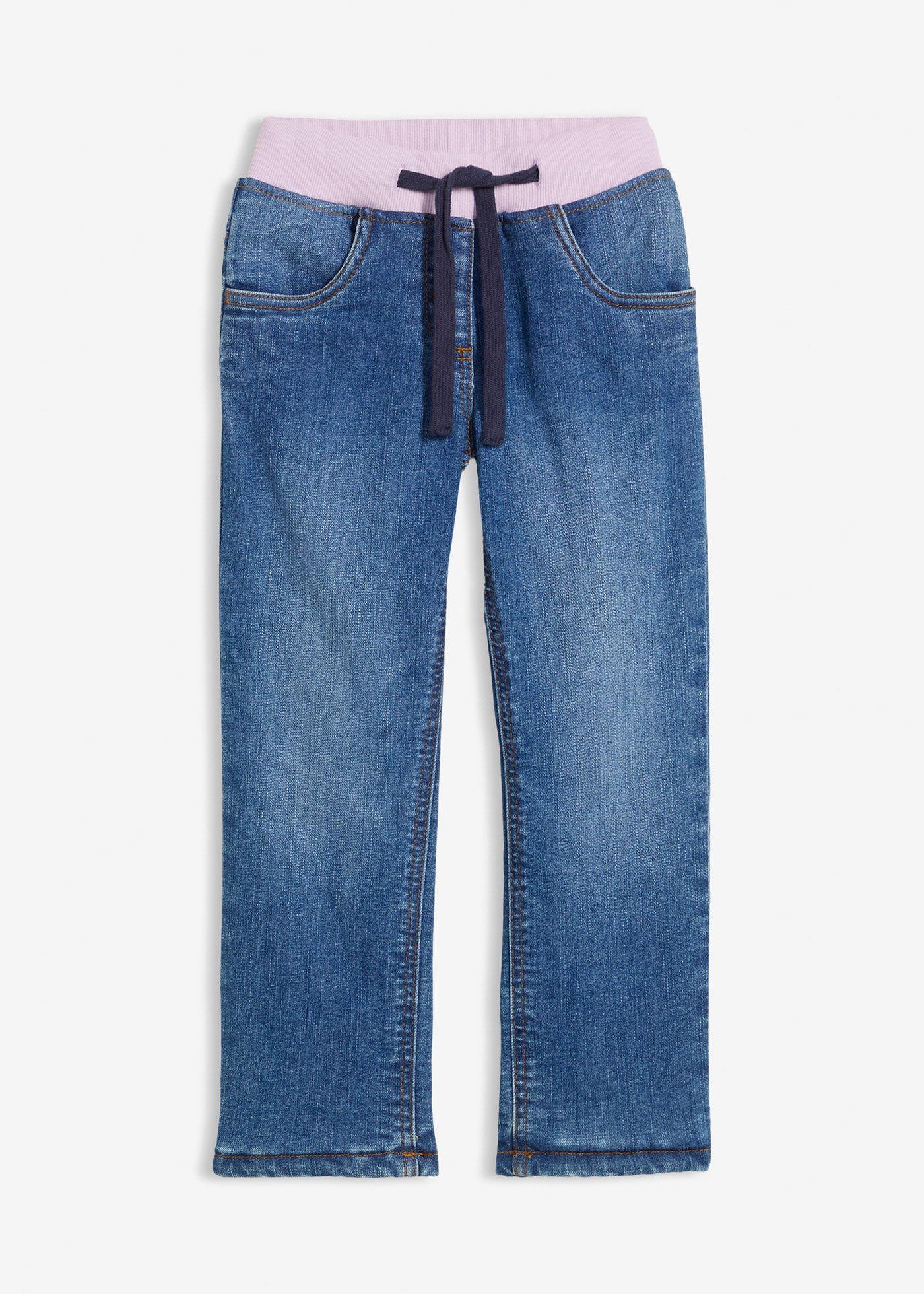 Wygodne dżinsy termiczne na podszewce z polaru