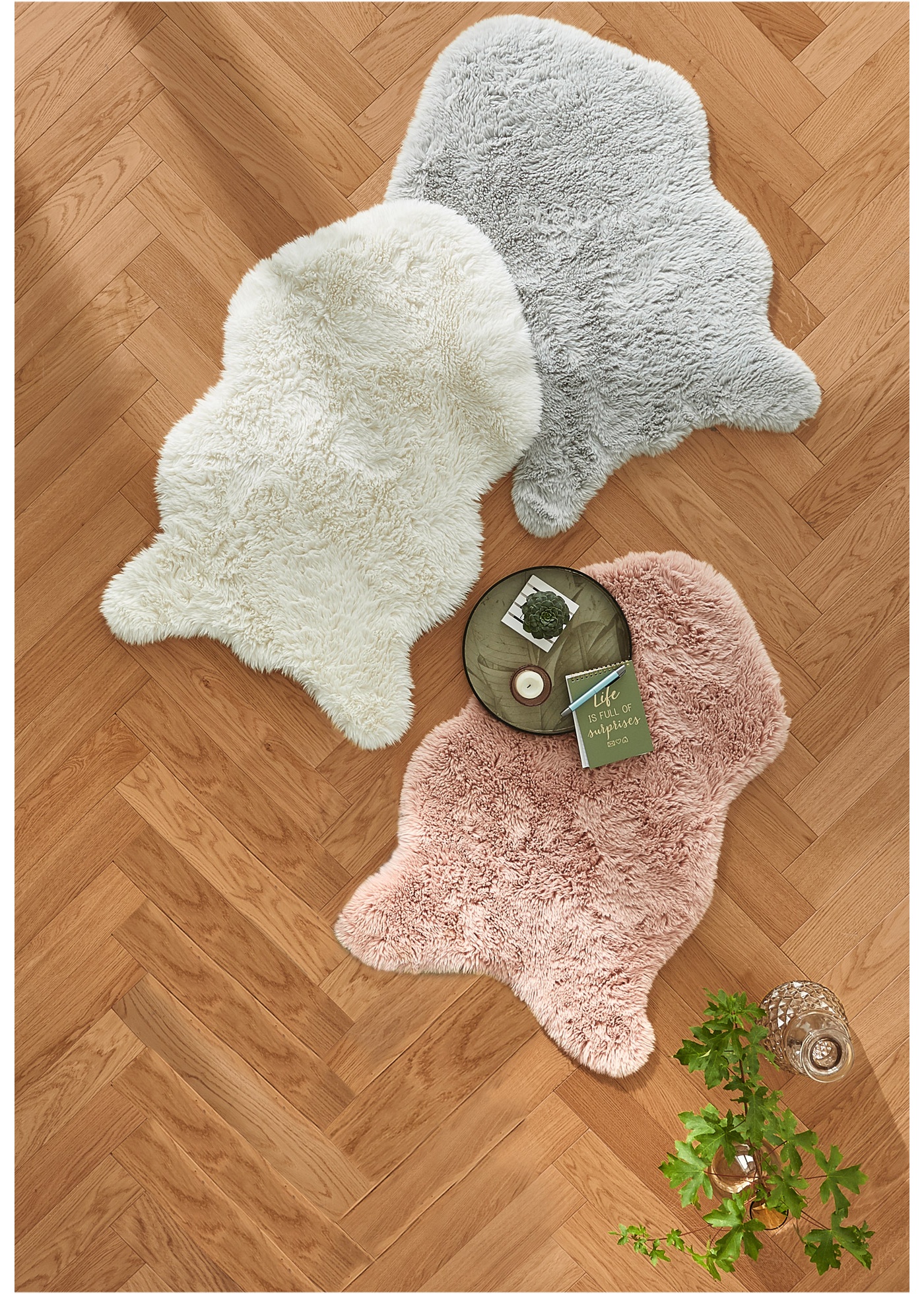 Dywan ze sztucznego futerka