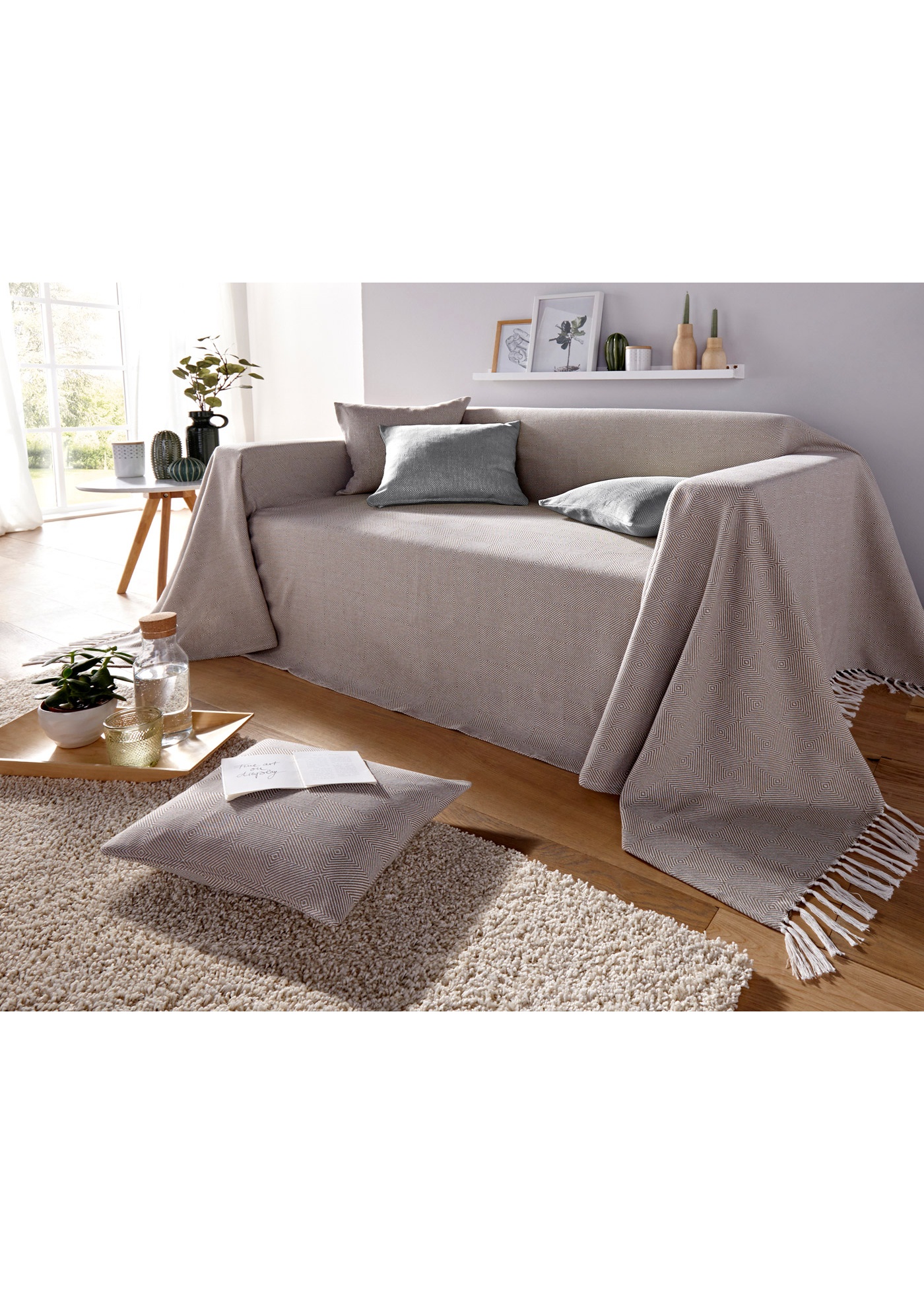 Narzuta z frędzlami