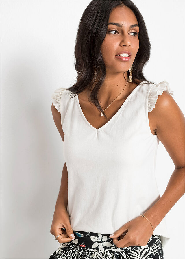 Top z czystej bawełny organicznej