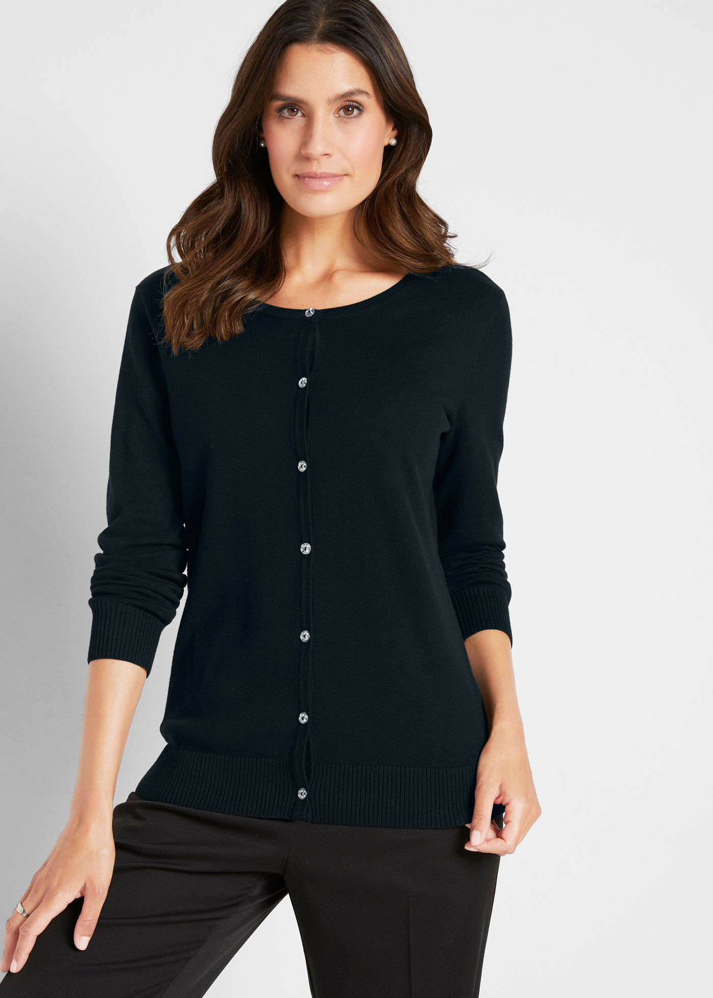 Obcisły sweter rozpinany