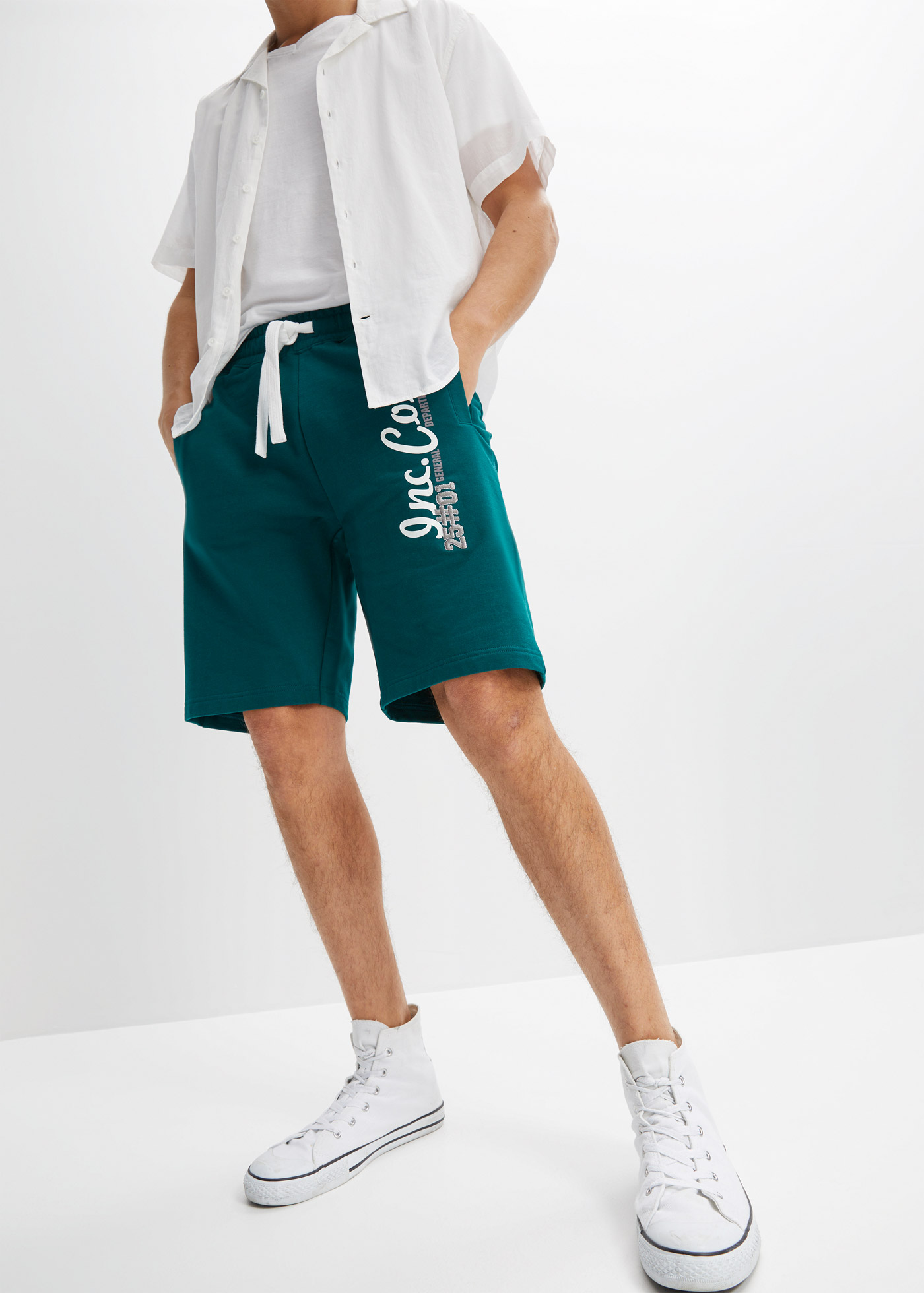 Bermudy dresowe z czystej bawełny