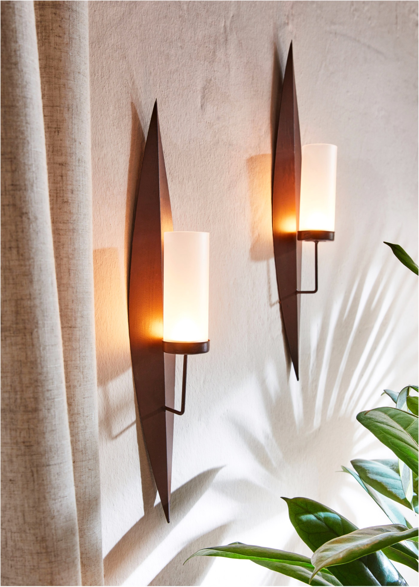 Świeczniki ścienne (2 części)