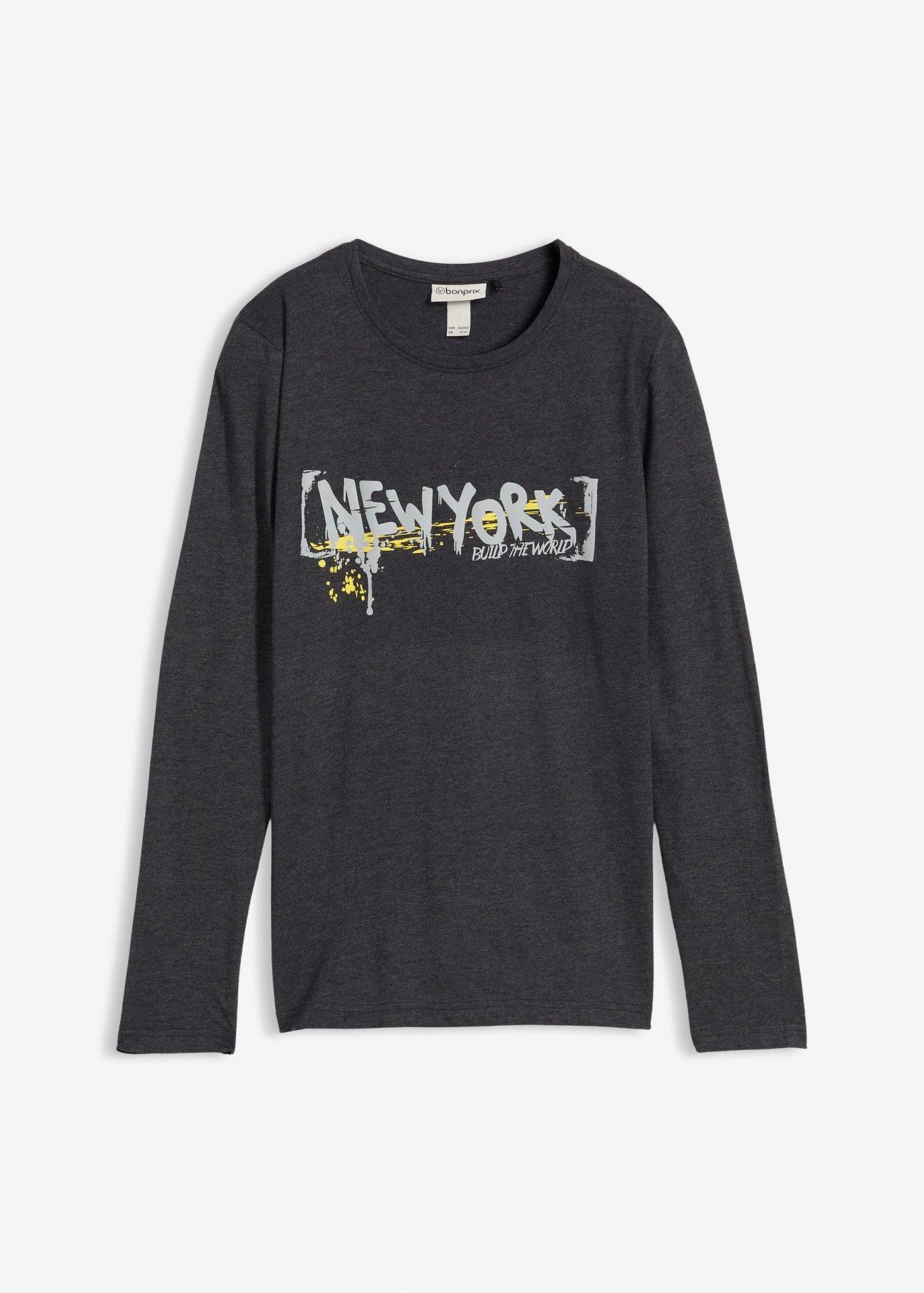 Koszulka z długim rękawem z nadrukiem