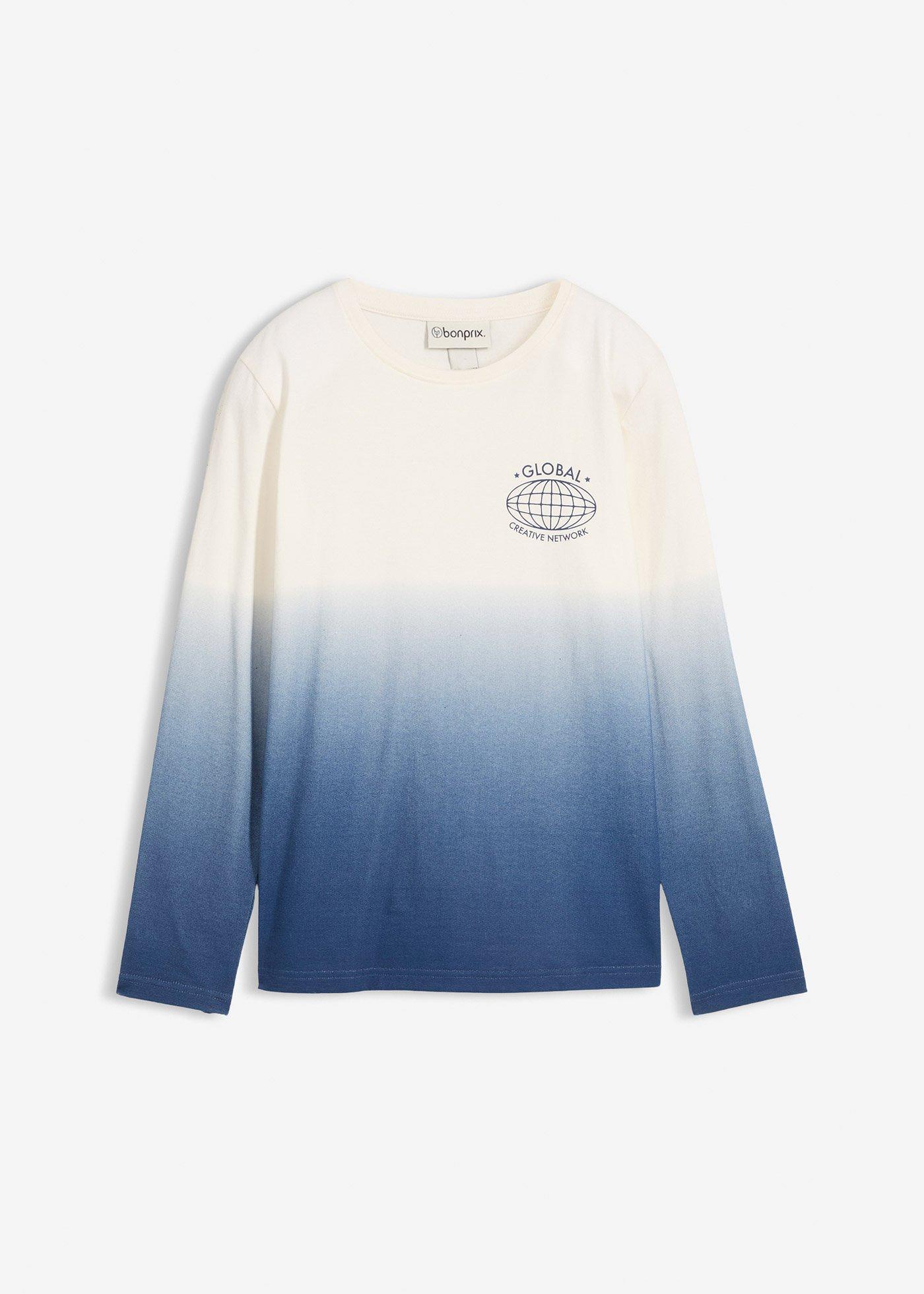 Bluzka z długim rękawem z czystej bawełny organicznej