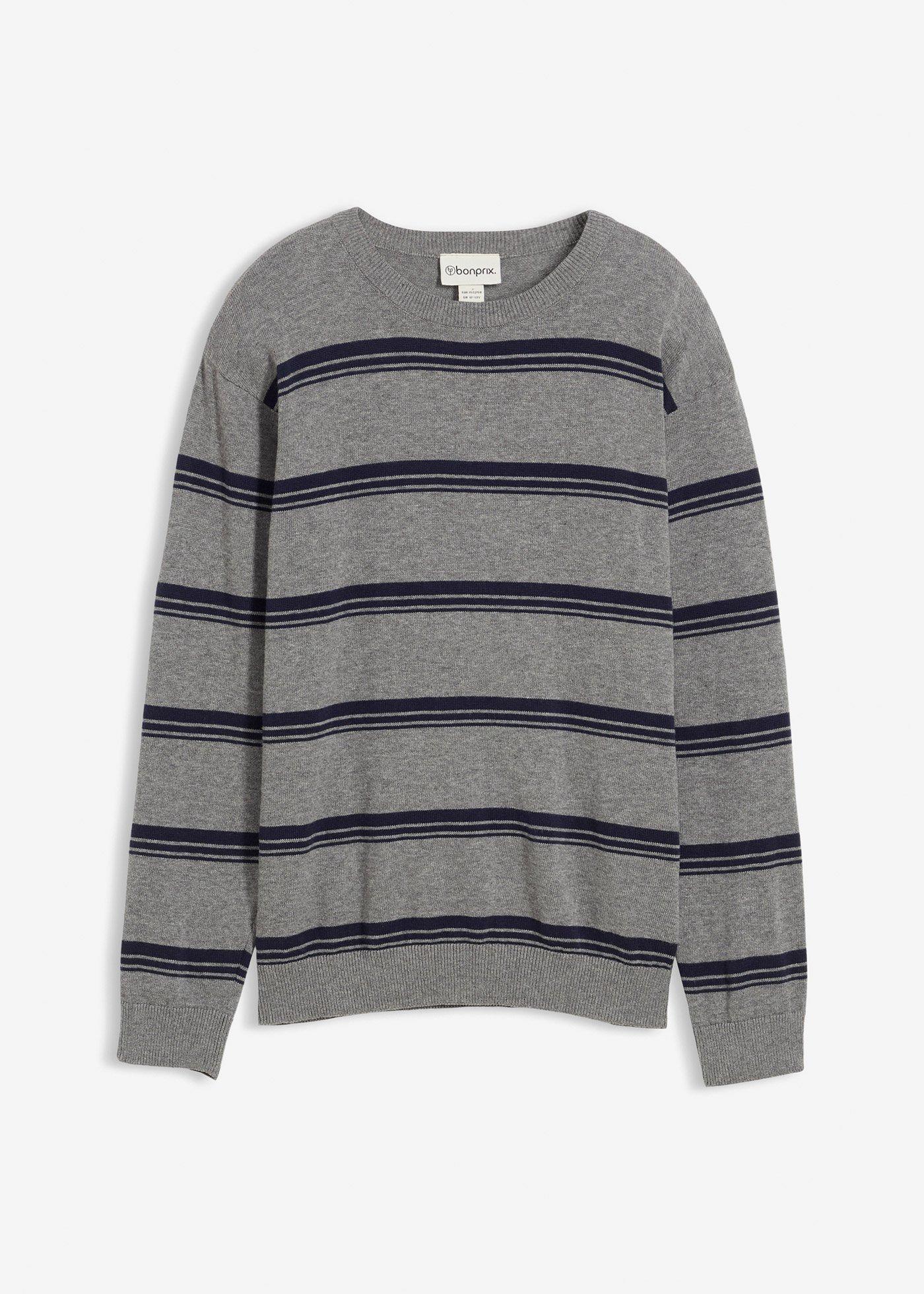 Cienki sweter z czystej bawełny nadającej się do recyklingu