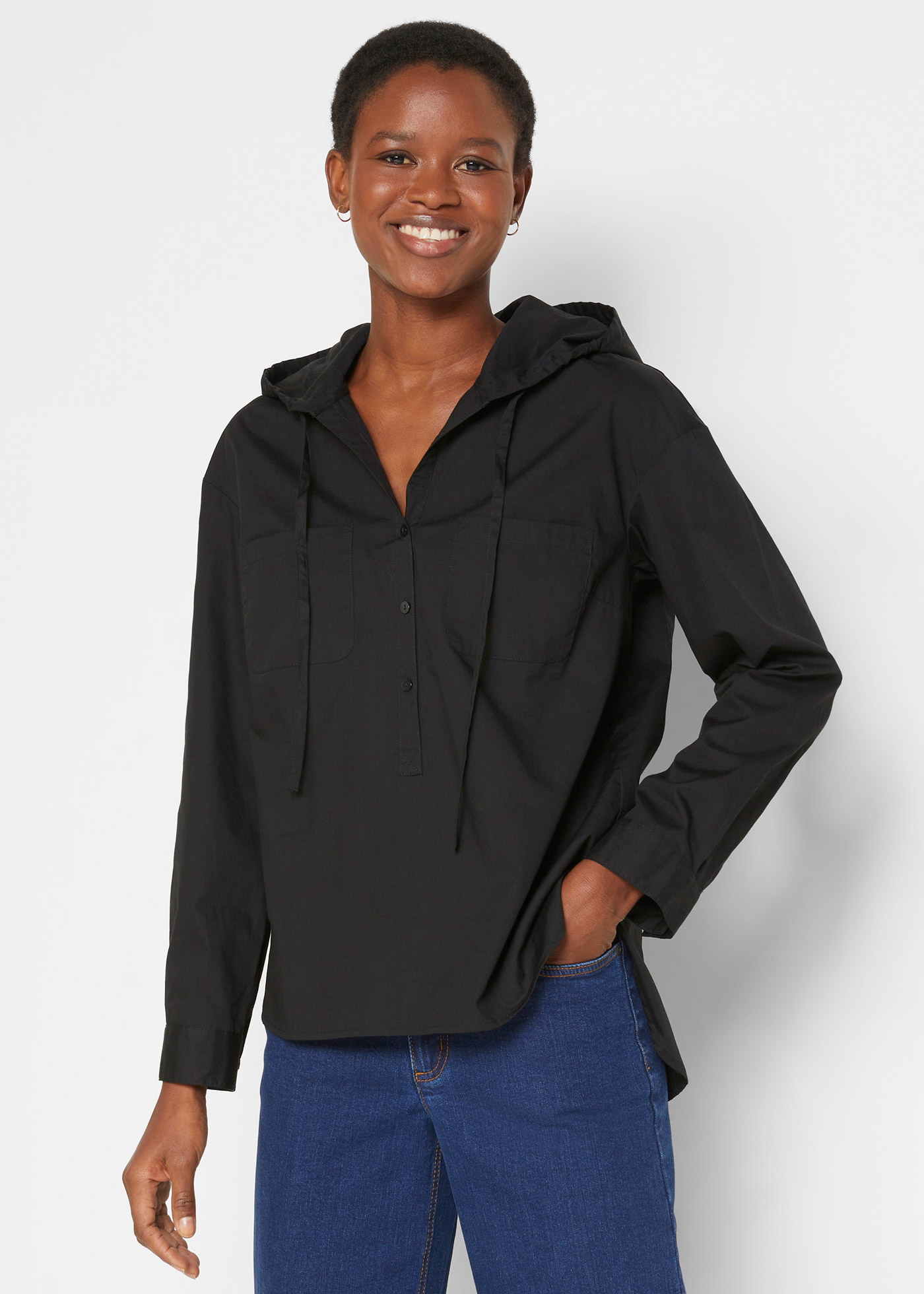 Bluzka tunikowa z czystej bawełny organicznej